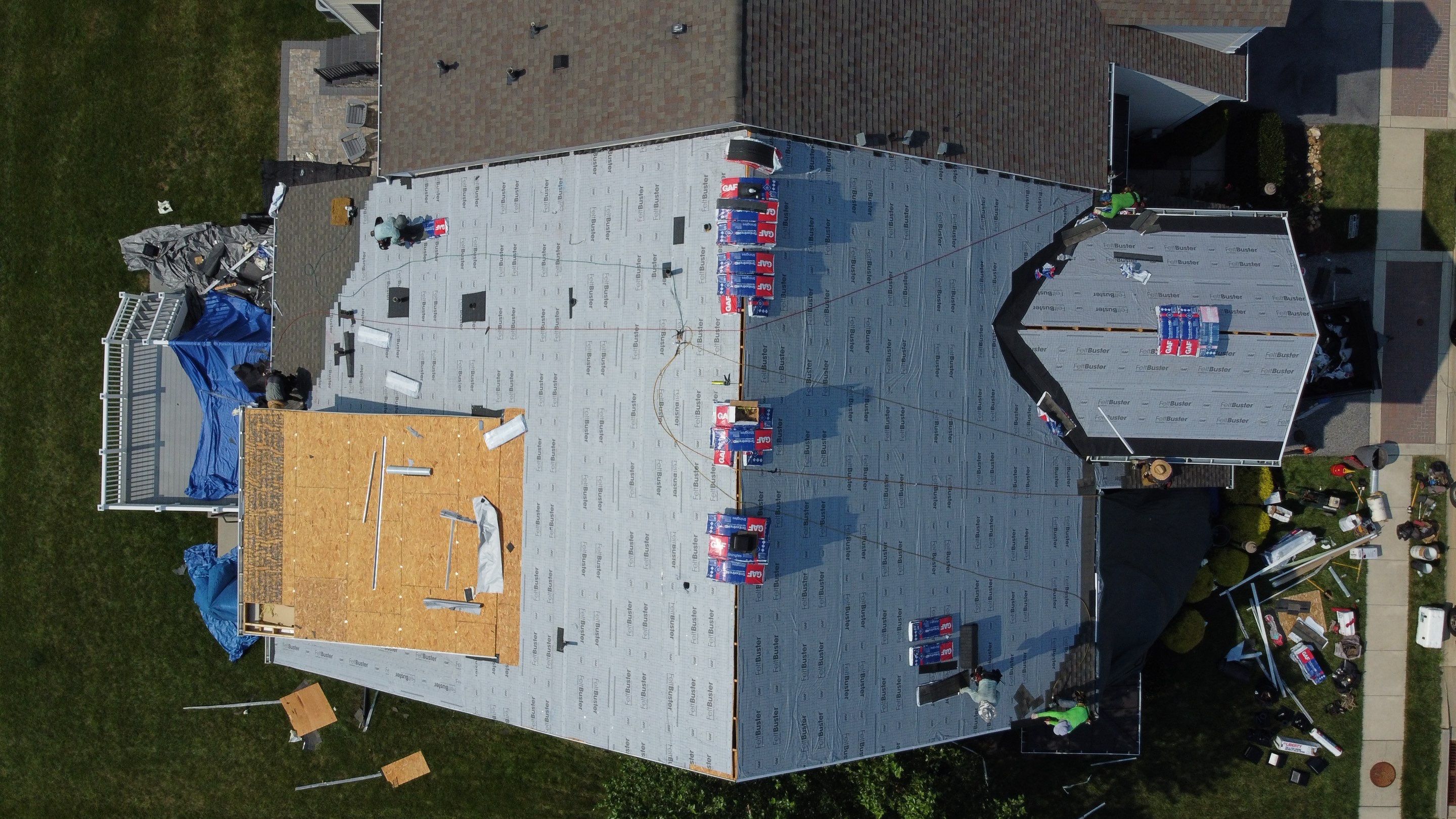 Residential Roofing Installation using GAF Timberline HDZ by Matter Roofing & Construction