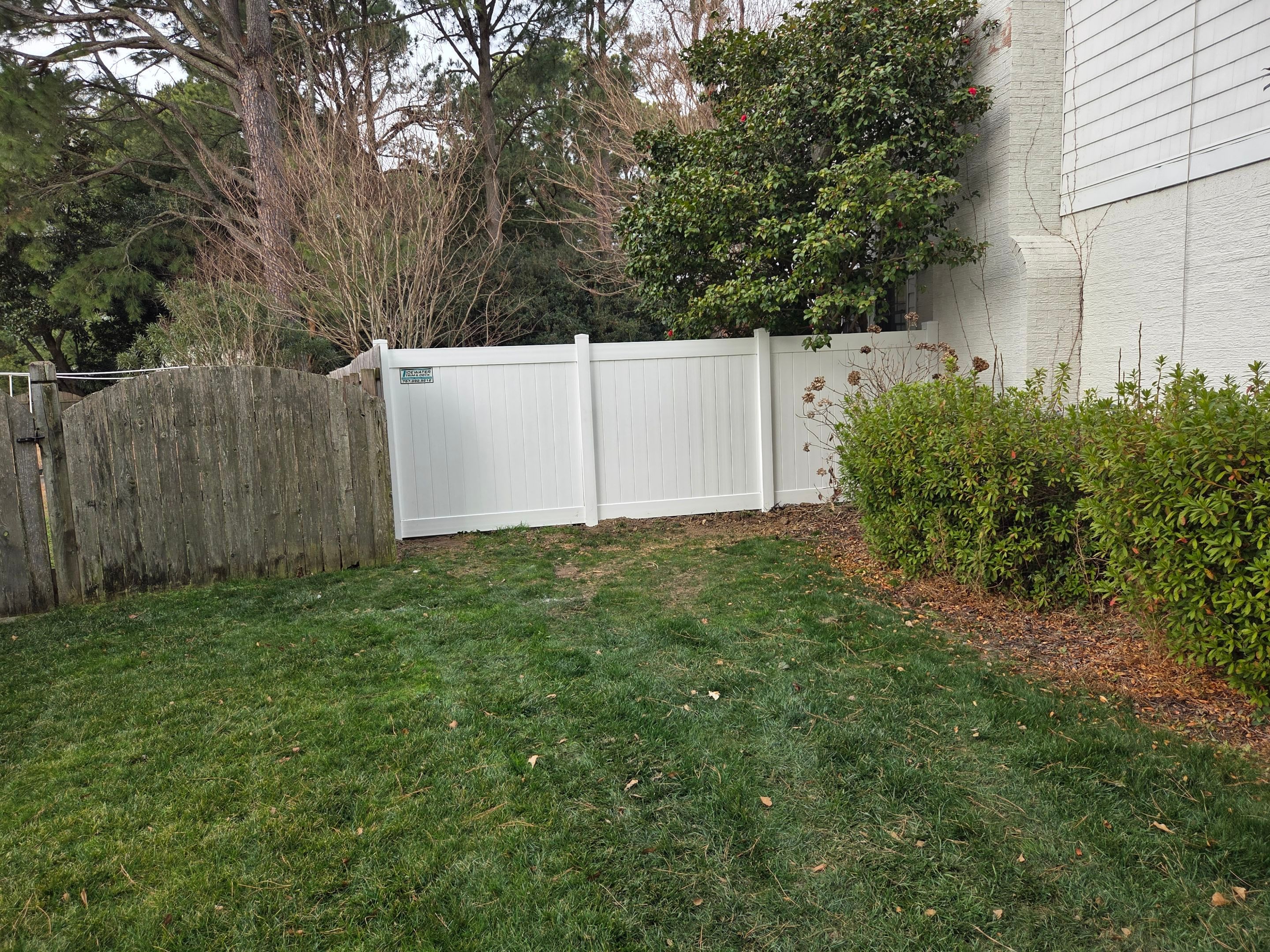 New Fence, Happy Pup, Peace of Mind by Tidewater Fence