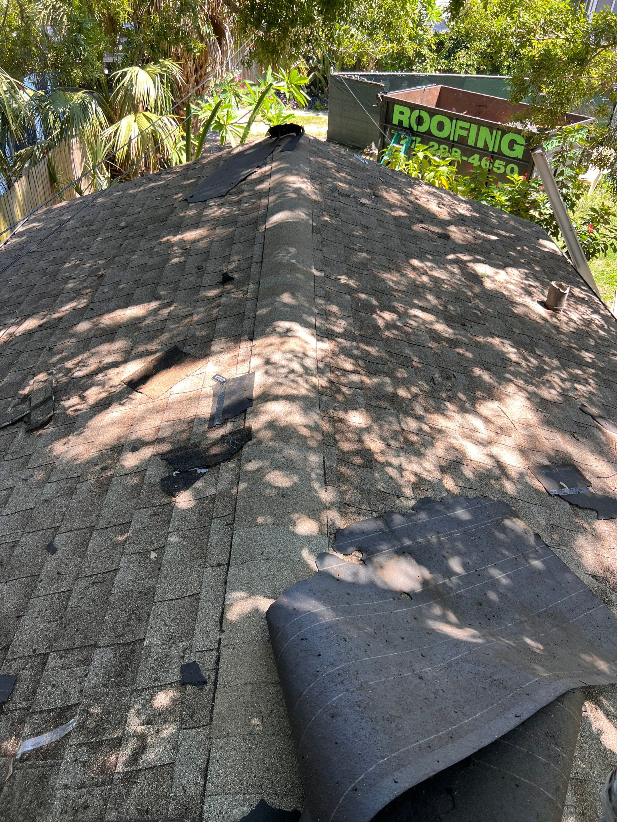 Project in St. Petersburg 33713 by Mitchell Roofing Company LLC 