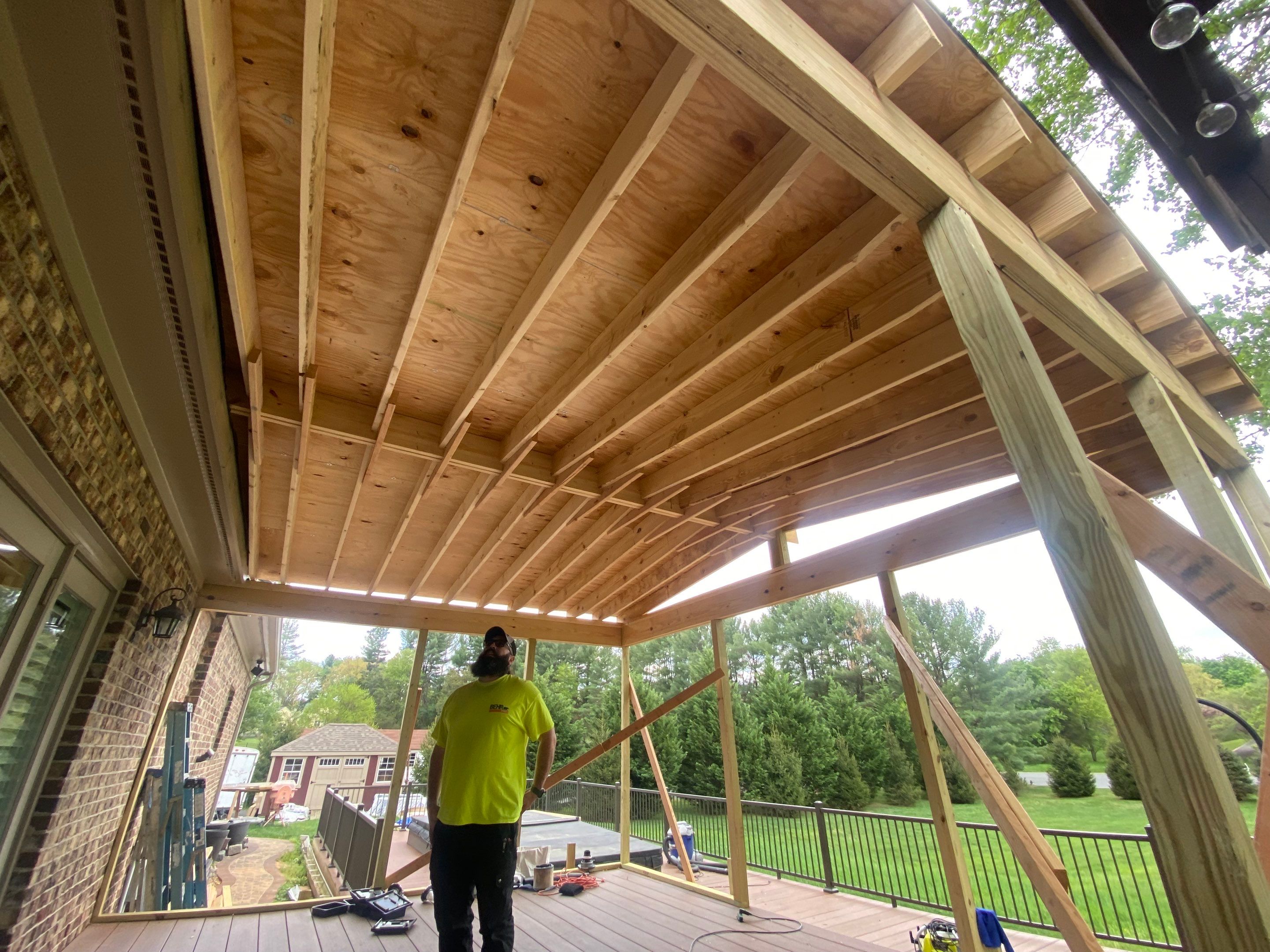 Deck/Screen porch Transformation using Timbertech by The Smet Companies, LLC
