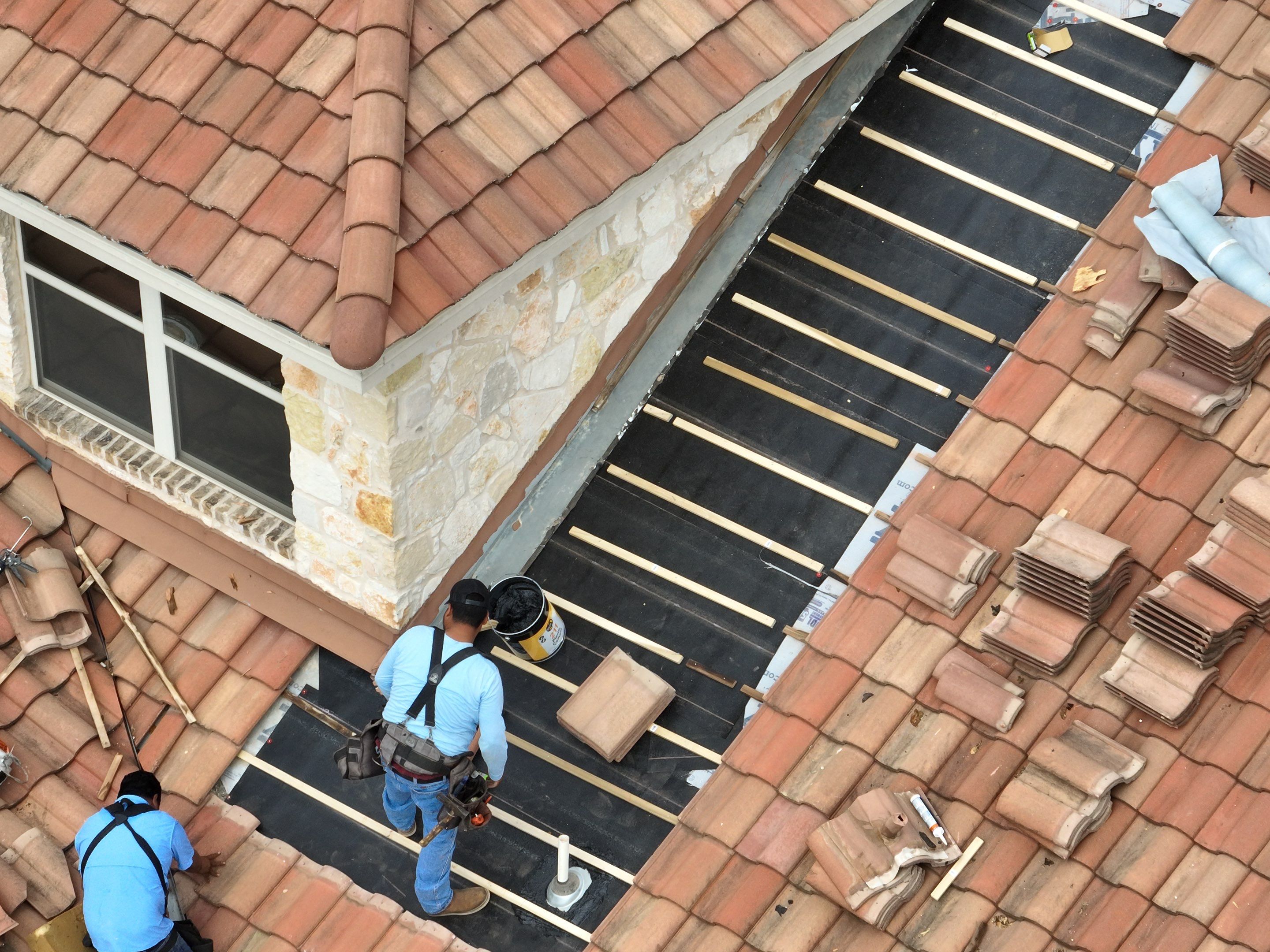 Tile Roof Repair  using Concrete S Tile by Premier Roofing and Contracting