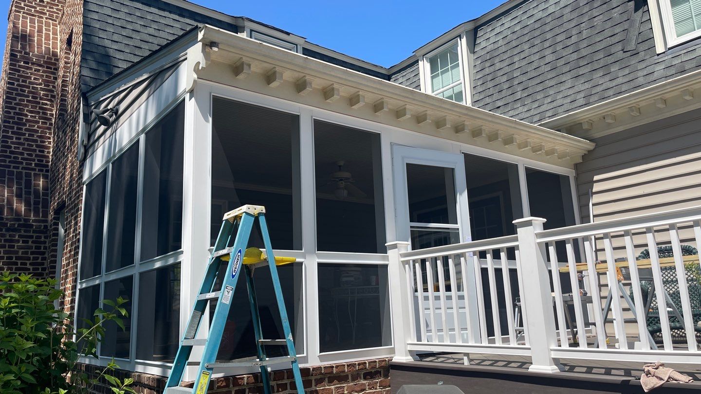 Screen Porch Renovation - Fallston MD by HomeWerkes Design & Build