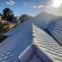 24ga 1.5" Mechanical Seam Regal White  by Total Roofing System The Metal Roof Experts