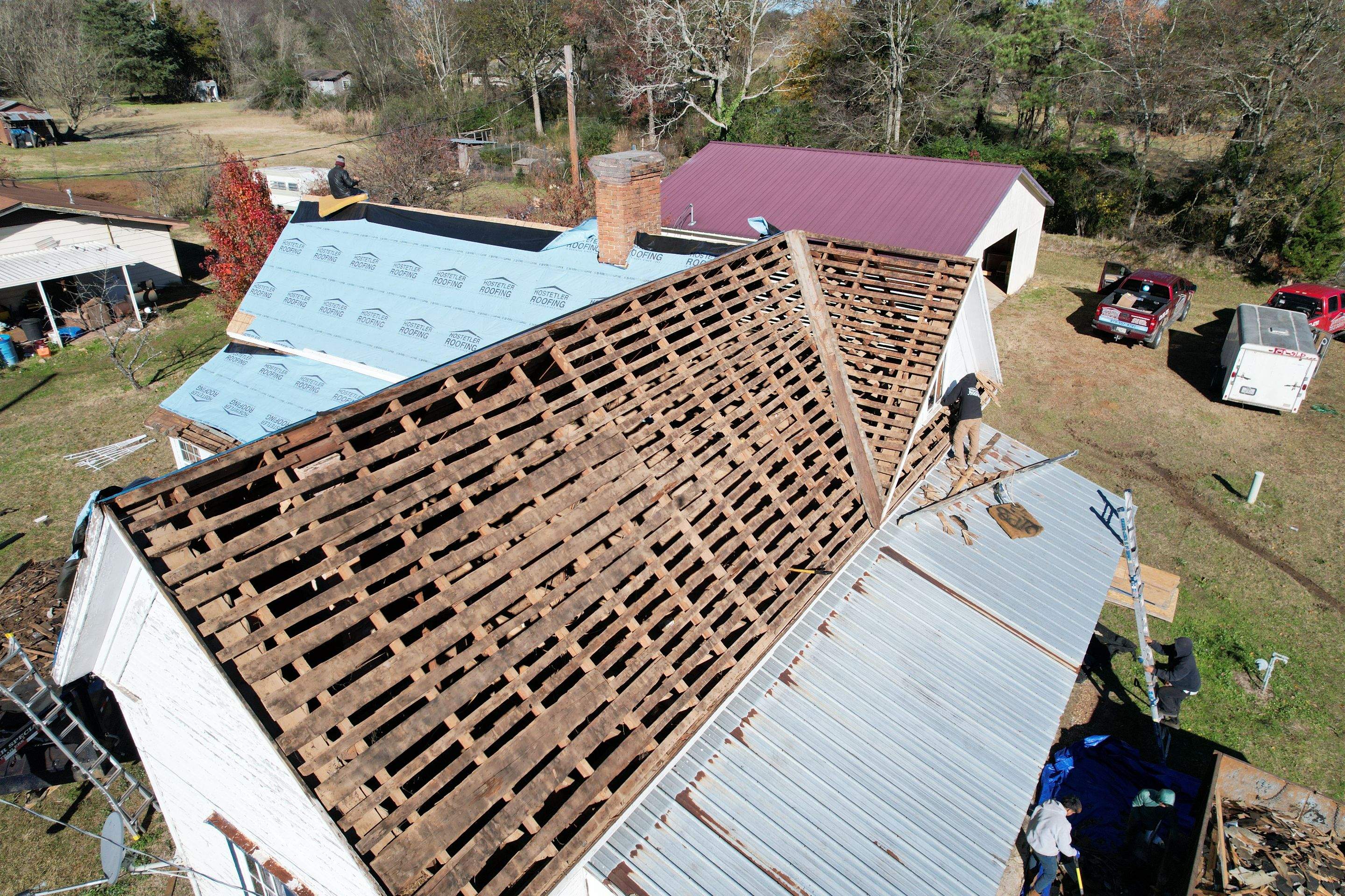 Residential Roof Replacement in Nashville, AR by Hostetler Roofing