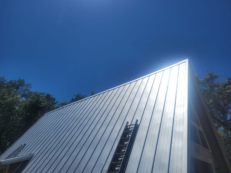 Galvanized Steel Standing Seam by Reimagine Roofing
