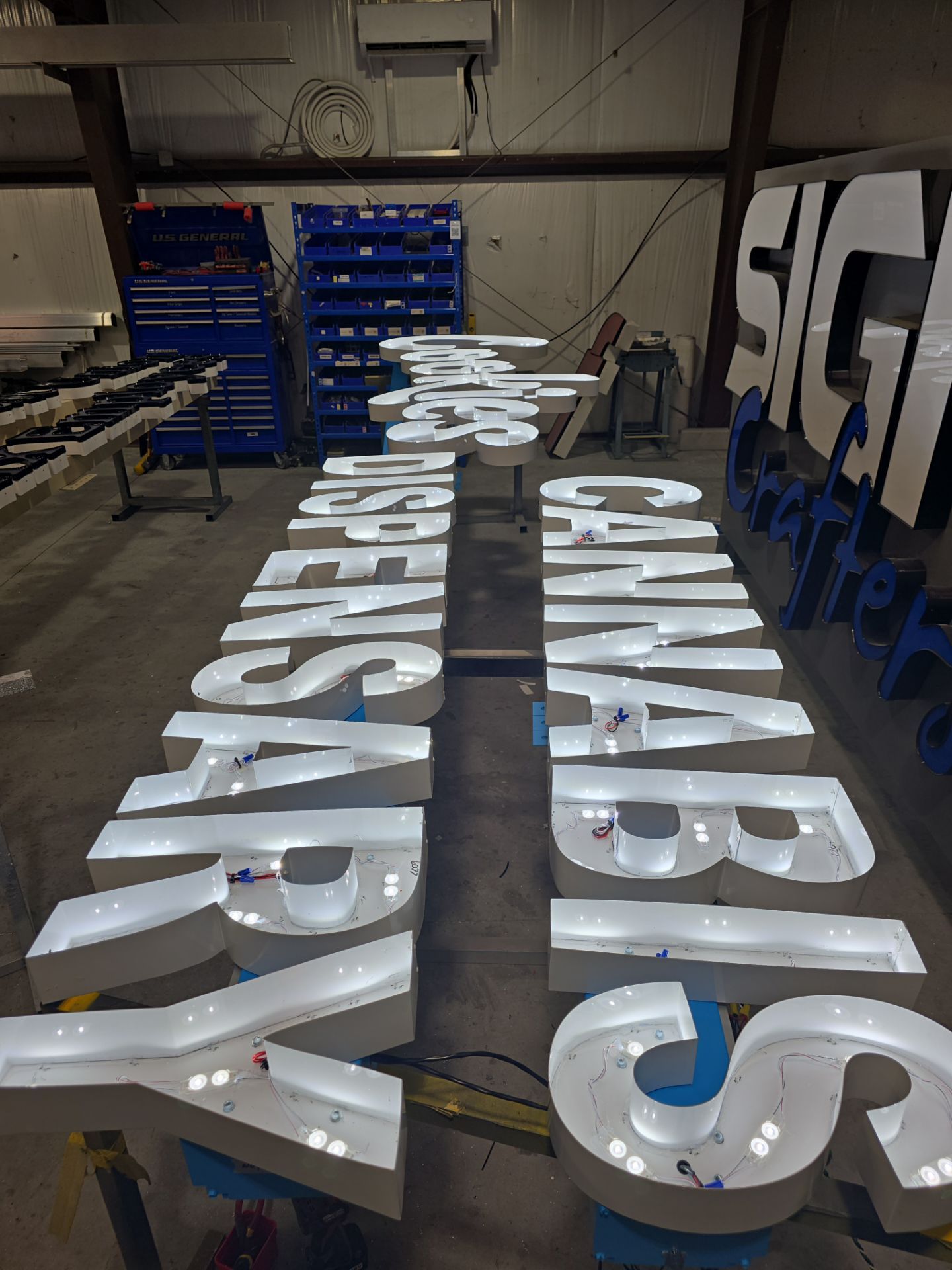 COOKIES CANNABIS Channel Letters: Permit, Fab & Install by SignCrafters