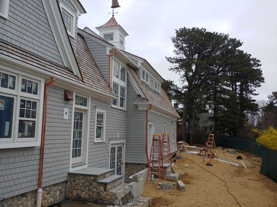 Gutter Installation using 4x6 Fiberglass Gutter in Chatham, MA by Gutter Pro Enterprises