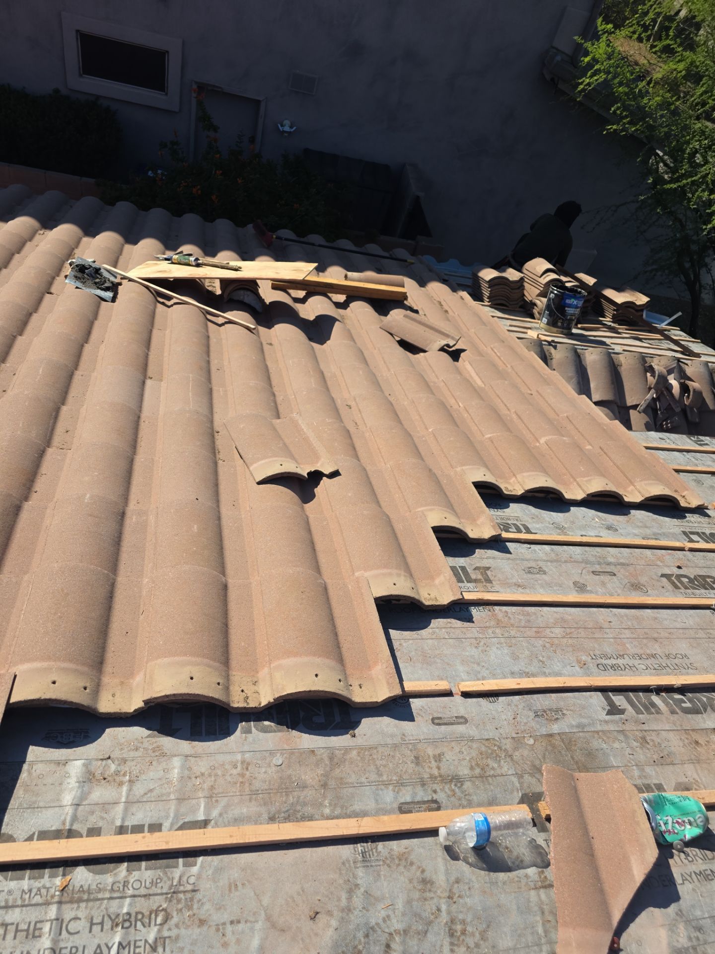 Tile Reset using Concrete Tiles in Gold Canyon by Weather-Tite Roofing