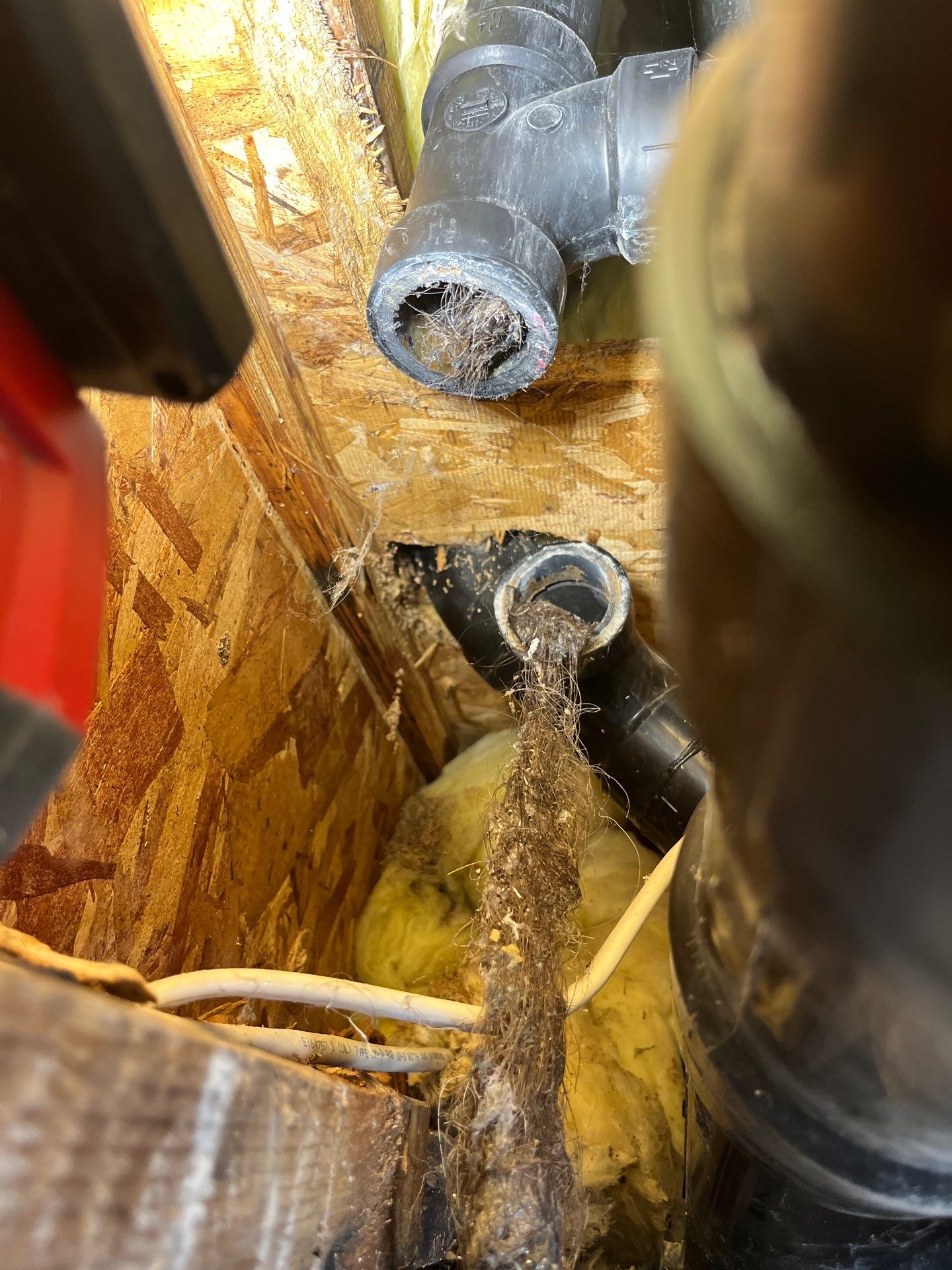 Installation of New Black Pipes and Shower Valve Repair by Us Plumbing