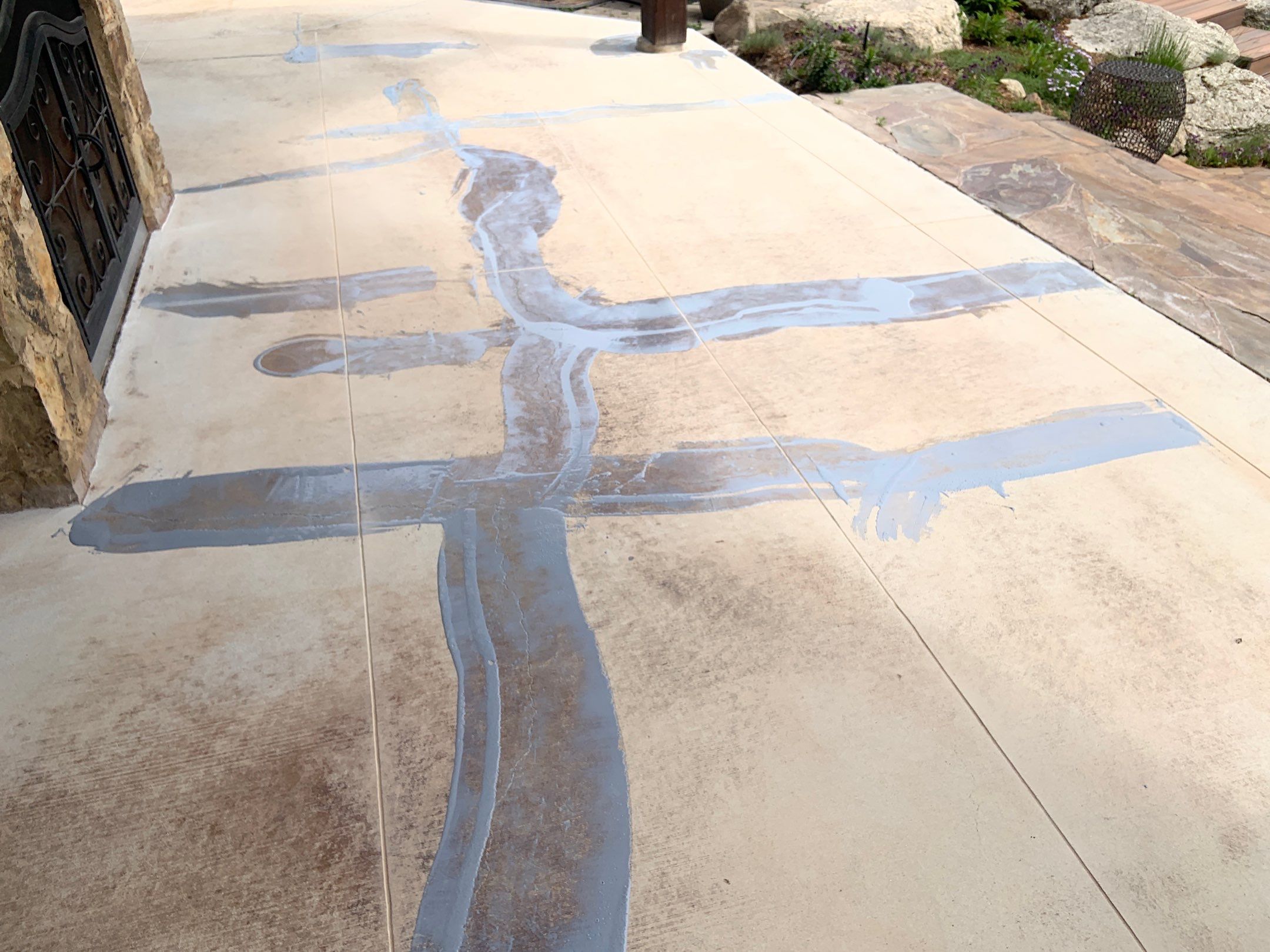 Patio Transformation using Mt Everest by Croc Coatings, LLC
