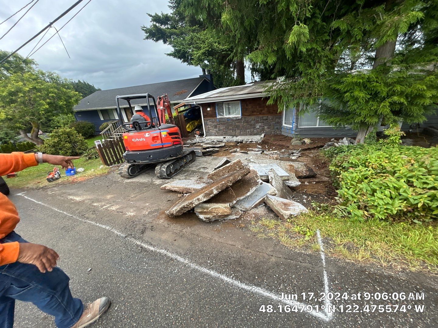 Gerry | Concrete Driveway & Walkway by Jireh Asphalt & Concrete Inc 