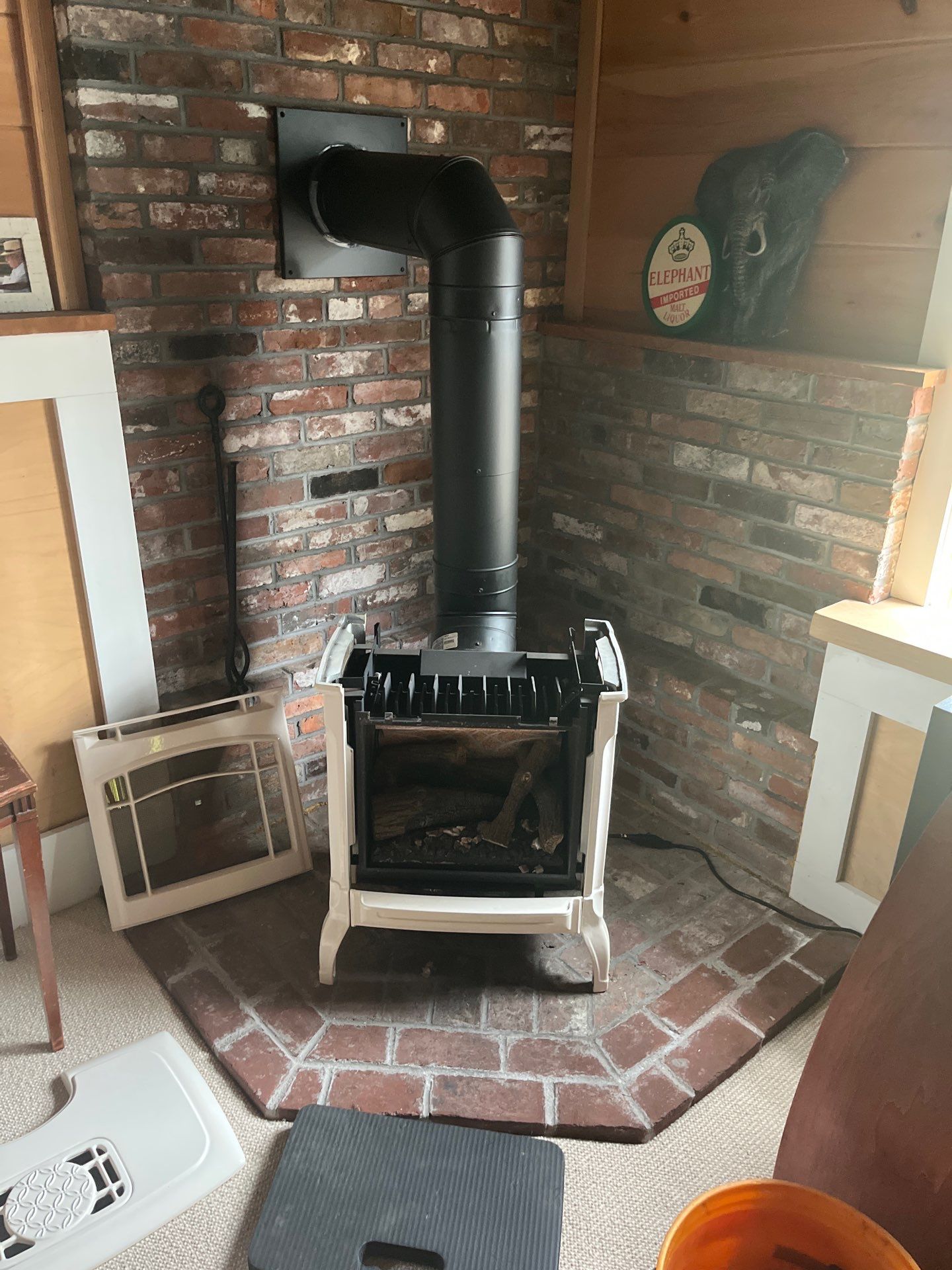 Serviced & Repair Gas Log System — Marblehead, MA. by FAGONE MECHANICAL
