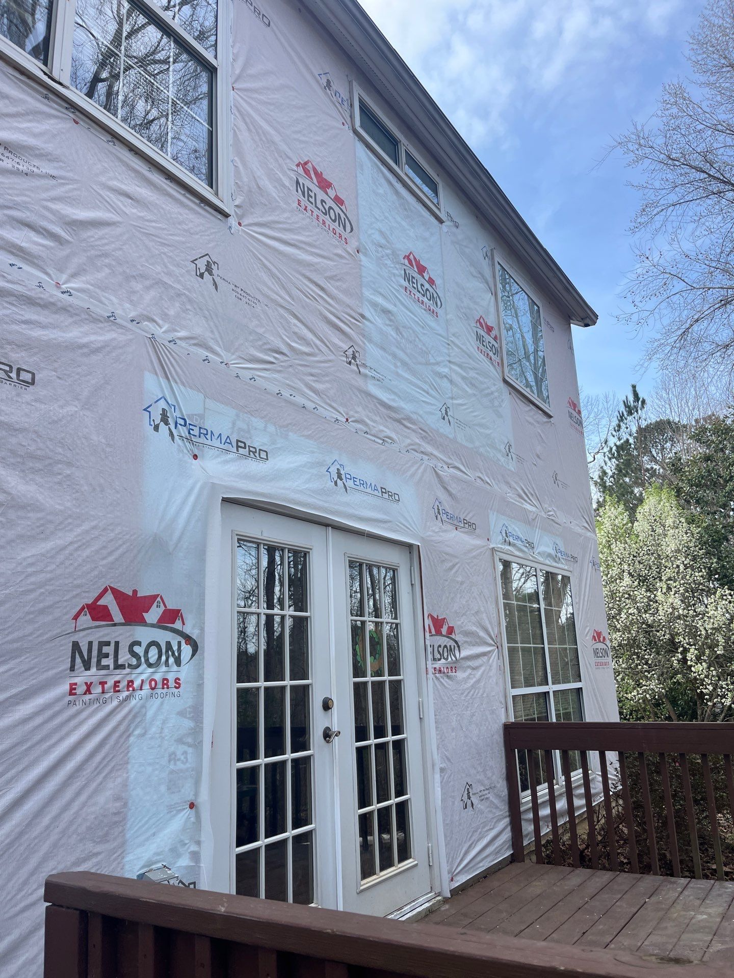 Siding and Rotten Wood Replacement, Deck Stain, and Exterior Painting in Kennesaw, GA by Nelson Exteriors
