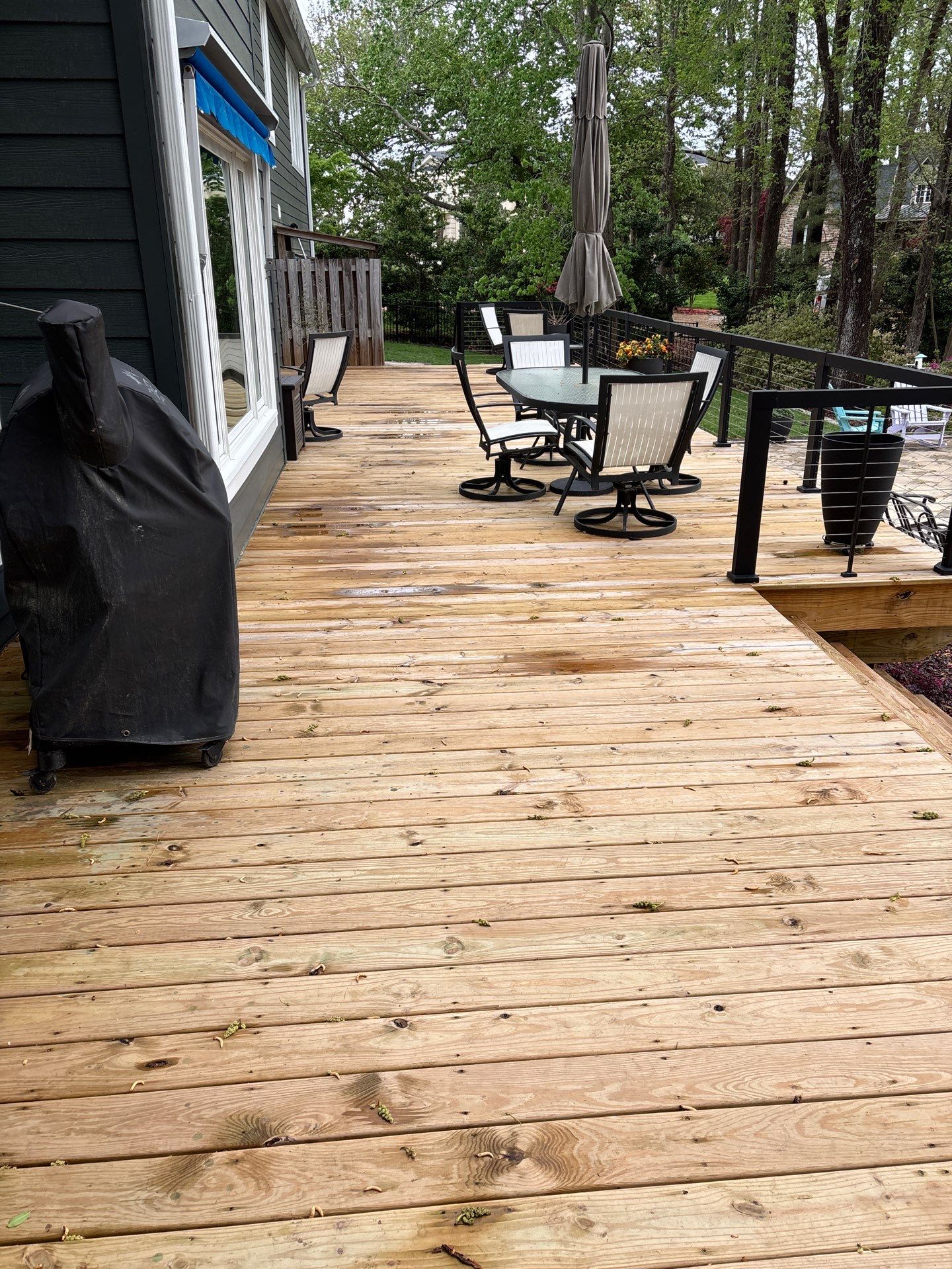 Exterior deck staining by AKK Painting LLC