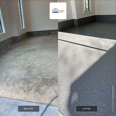 Garage Floor Coating using Briar