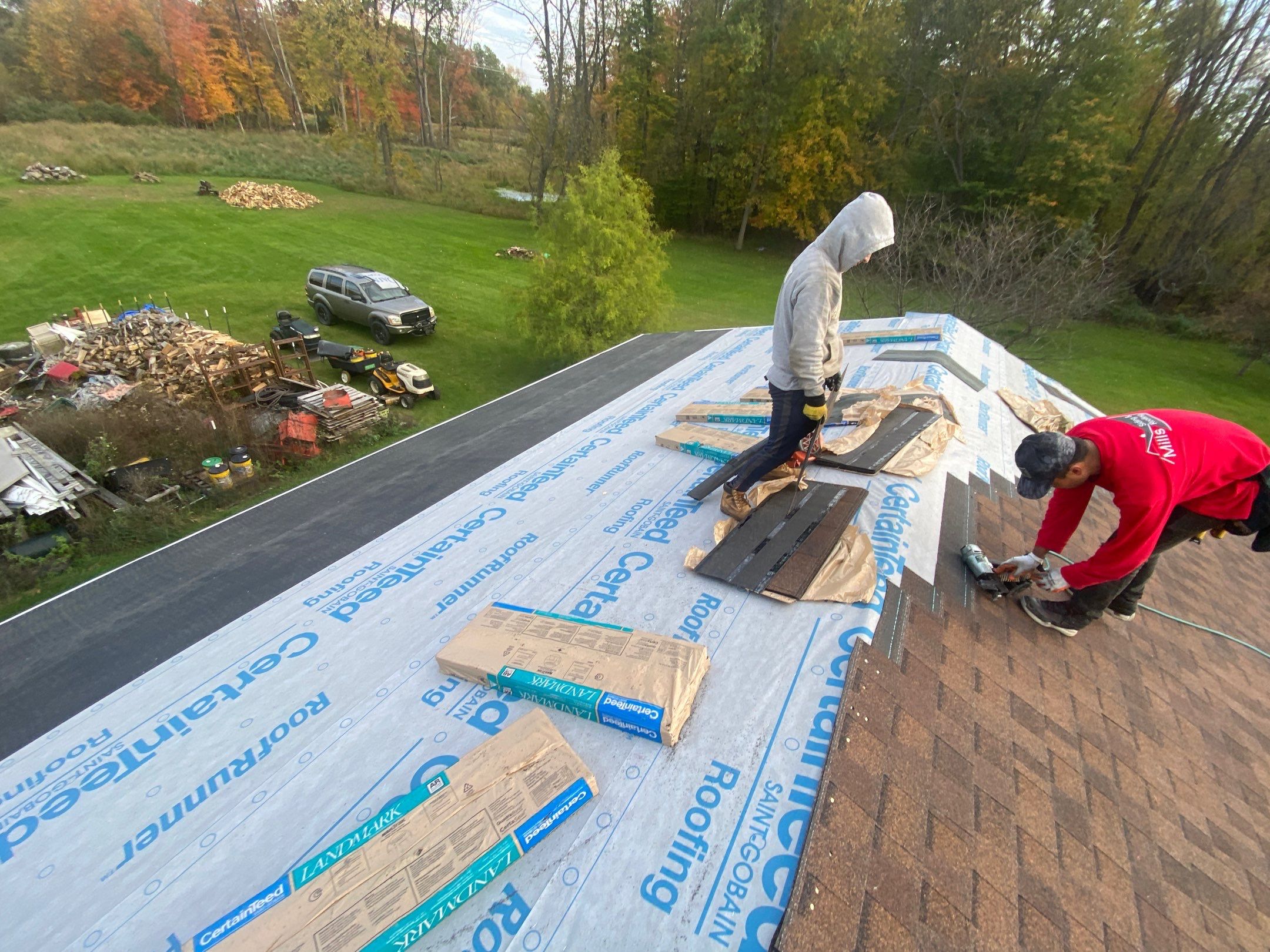 Roof Replacement using CertainTeed Landmark by 180 Contractors