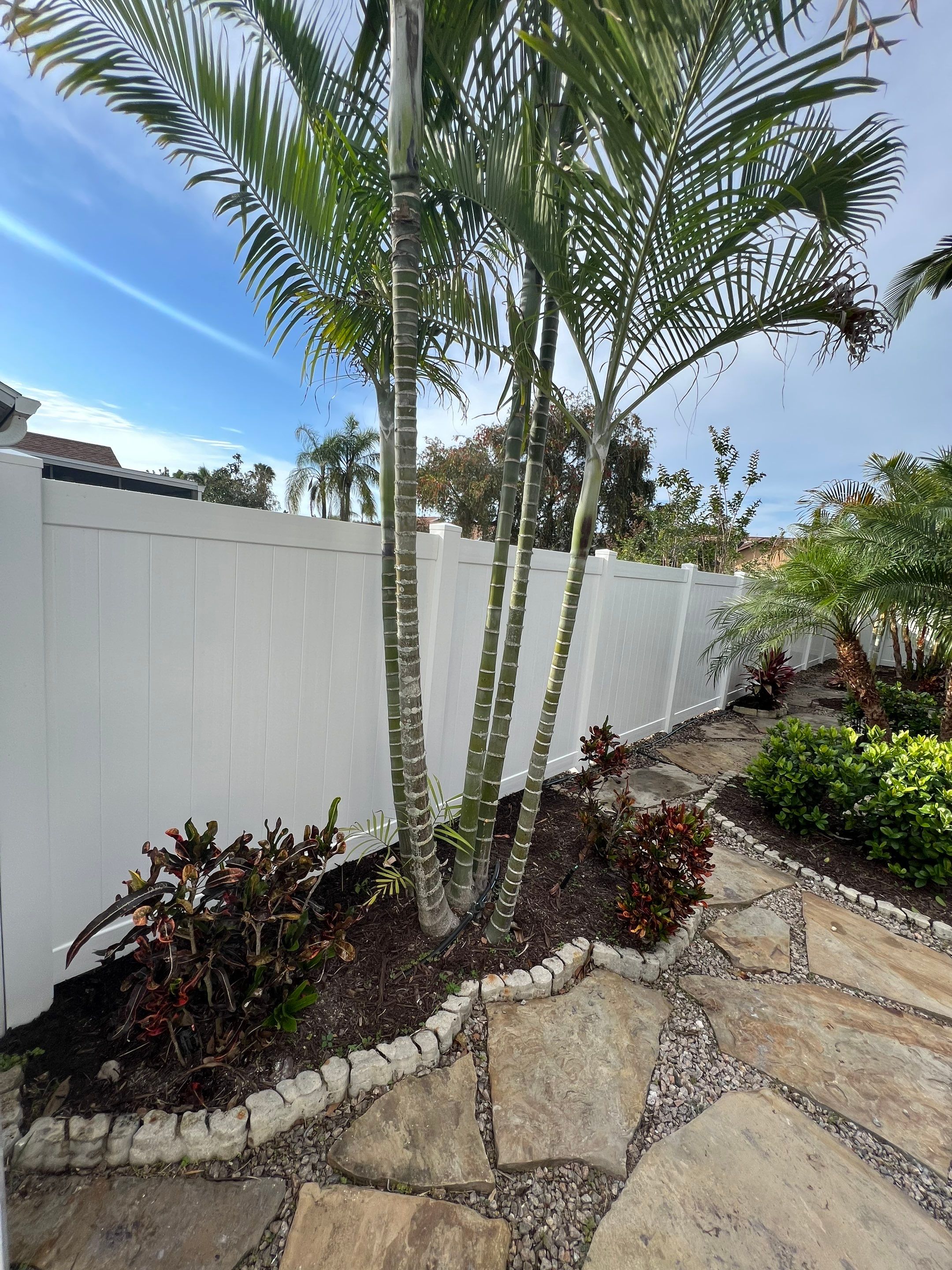 Sarasota, FL 6 ft. Tall White Vinyl Privacy Fence by Asap fence and gates, LLC