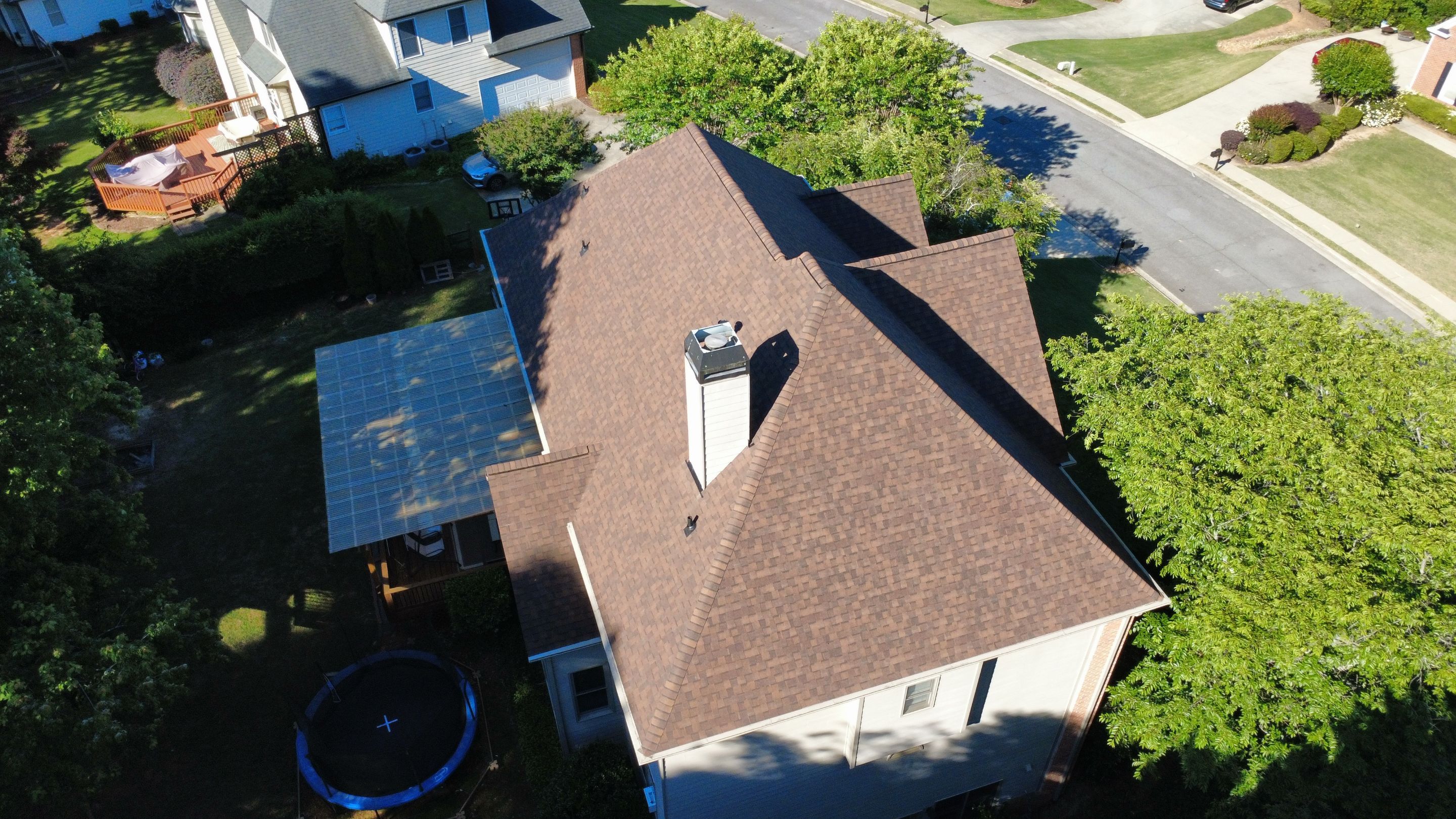 Suwanee, GA Roof Replacement CertainTeed Landmark Burnt Sienna by Reset Roofing