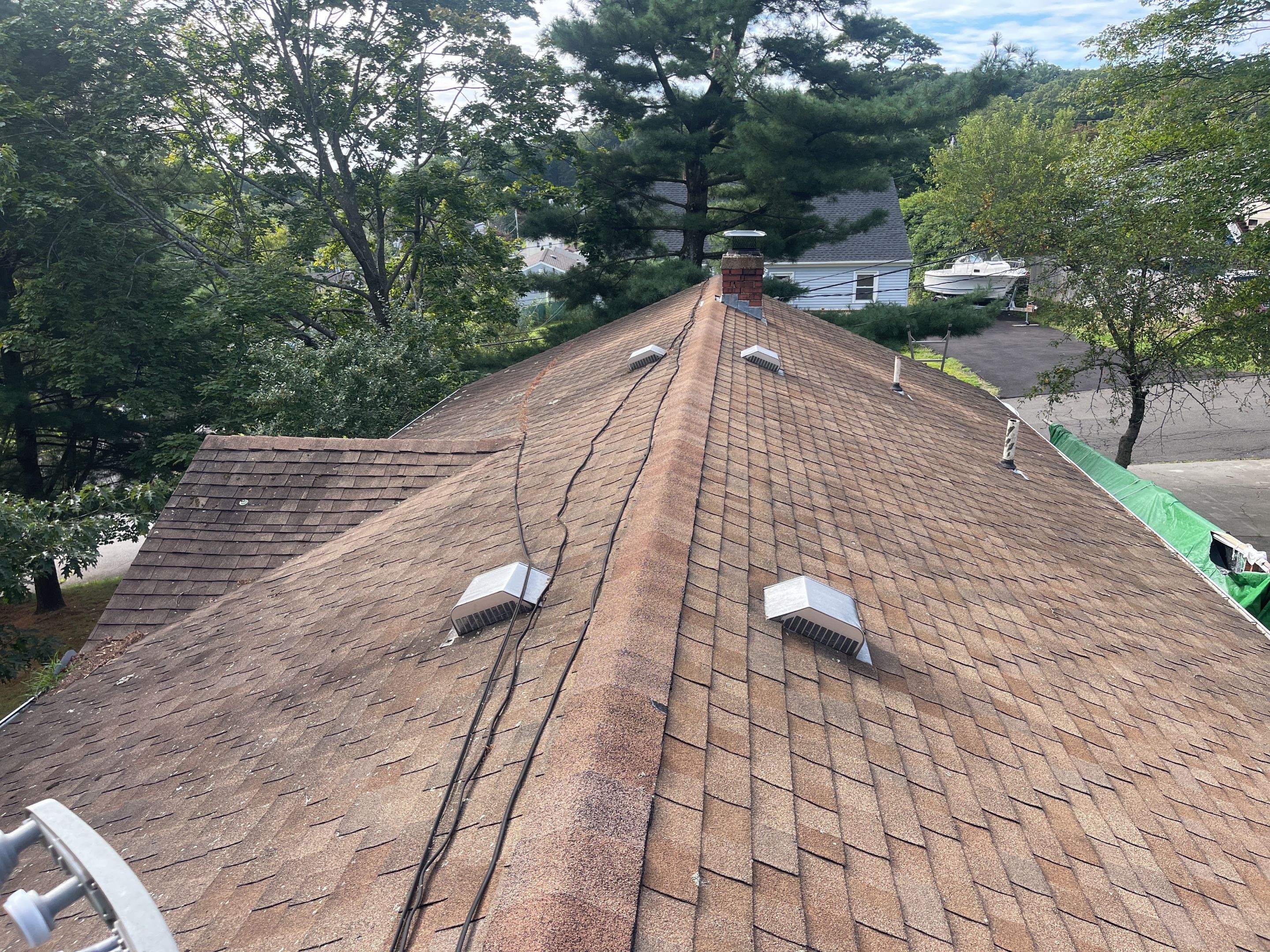 Residential Roofing Installation using Owens Corning Duration Teak by A Plus Exterior