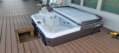 Jacuzzi Removal and deck build back - Camas