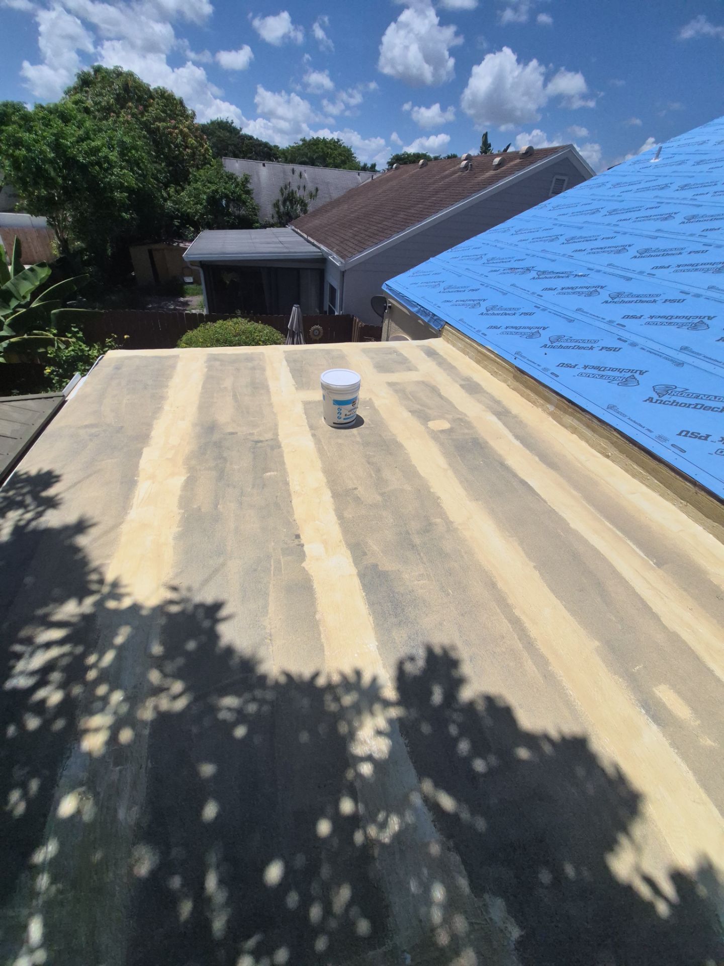 Residential Roofing Installation using 1.5'' Mechanical Seam by BLUES BROTHERS ROOFING