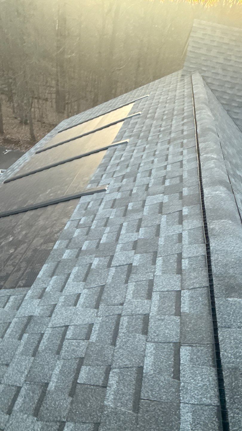 GAF Timberline Solar Roof Replacement  by American Home Contractors
