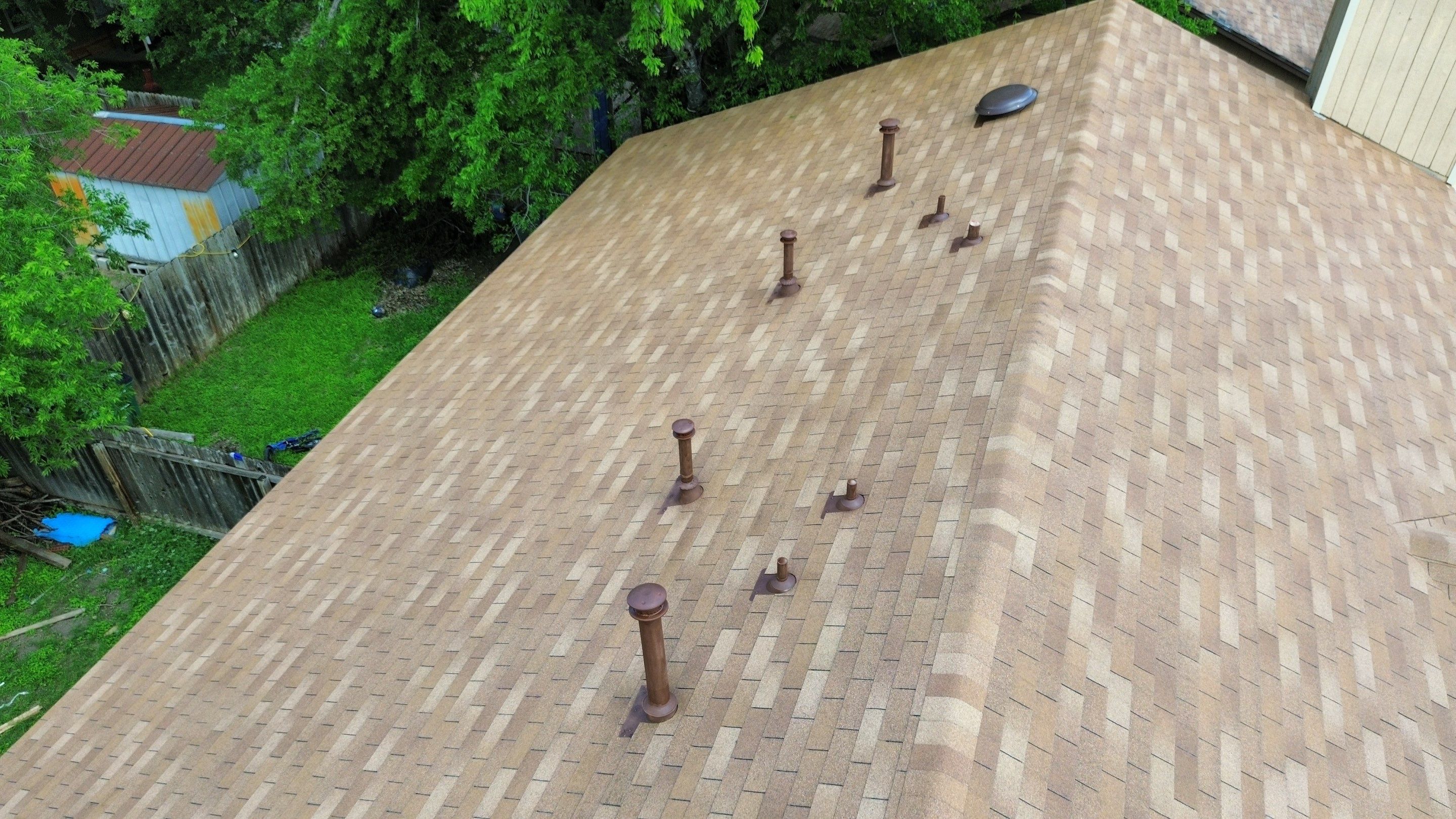 Roof Replacement in Austin, TX | Owens Corning Desert Tan Shingles by Kstylez Roofing & Construction