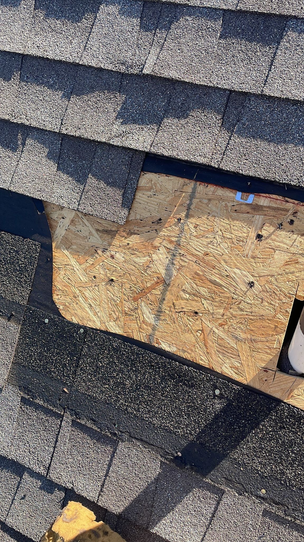Hail Damage using Owen's Corning Duration (Lifetime) Shingles by Roof Repair Company