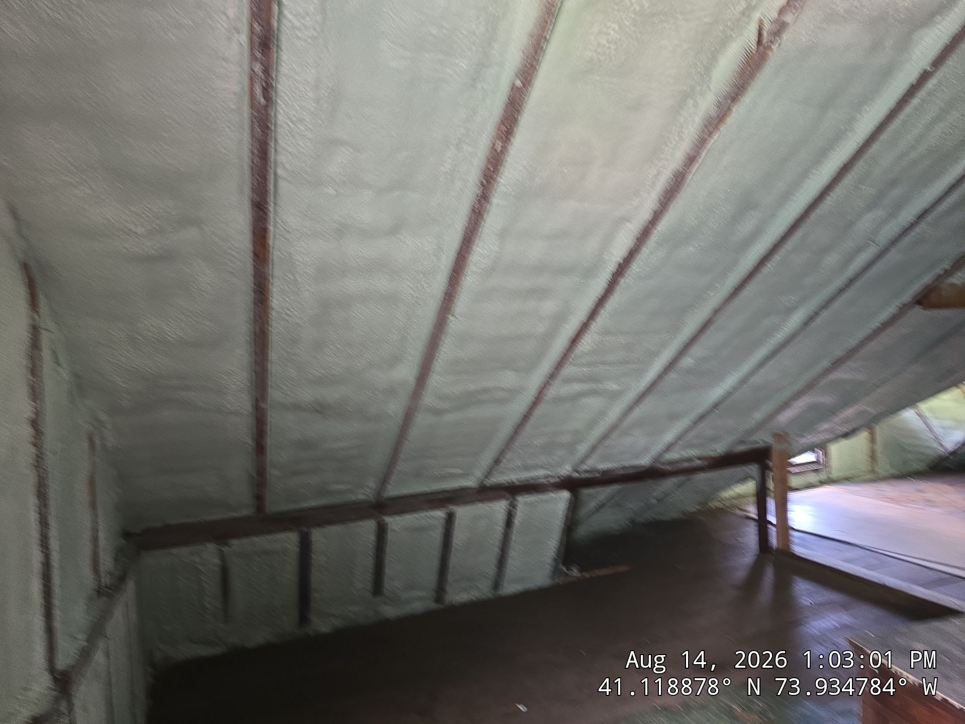 Closed Cell Spray Foam Insulation for Attic and Rim Joists in Valley Cottage by NYS Foam & Energy