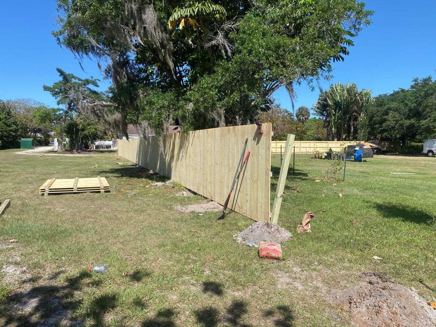 Bradenton, FL 6ft. Treated Board on Board Privacy Fence  by Asap fence and gates, LLC