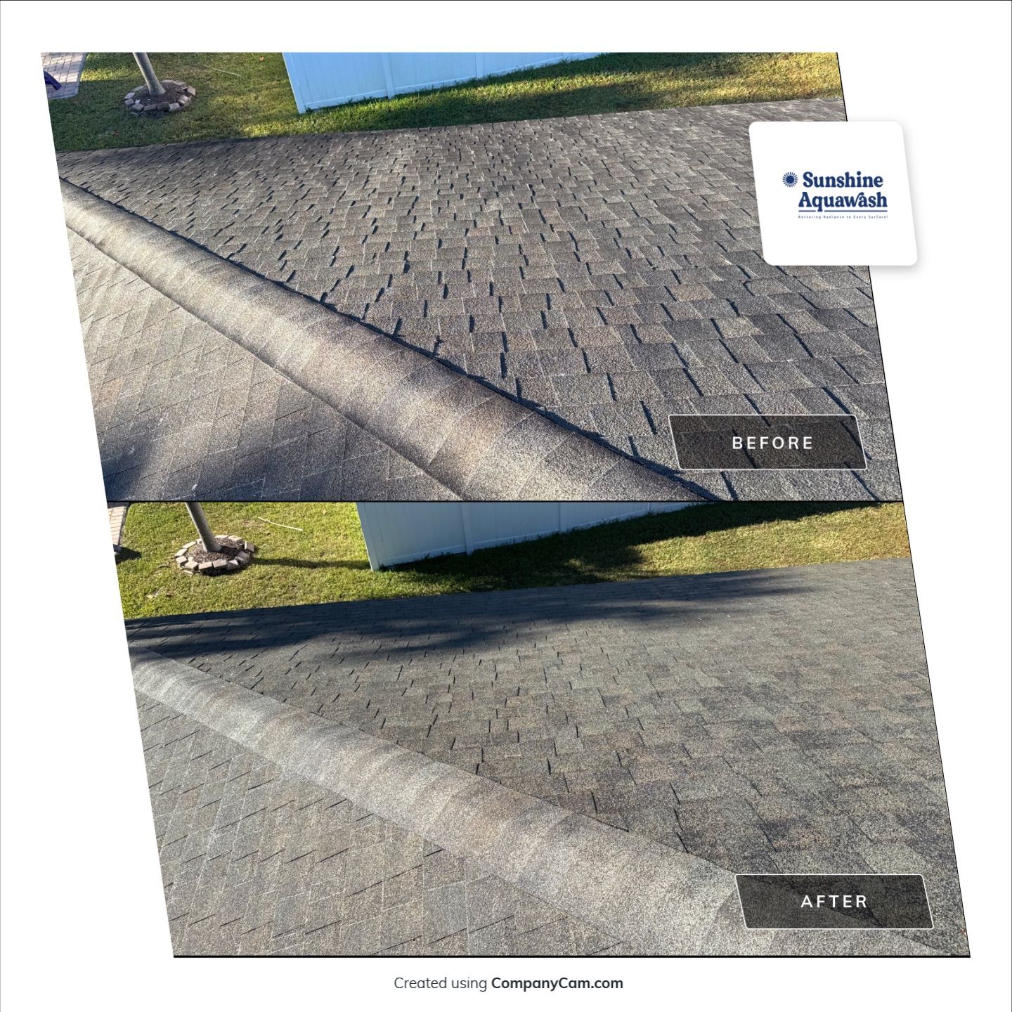 Asphalt Shingle Roof & Fascia Cleaning in Old Mill Preserve, Palmetto, FL | Sunshine AquaWash by Sunshine AquaWash