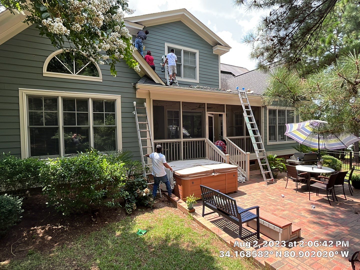 Exterior Trim Paint Project by Thompson Industrial