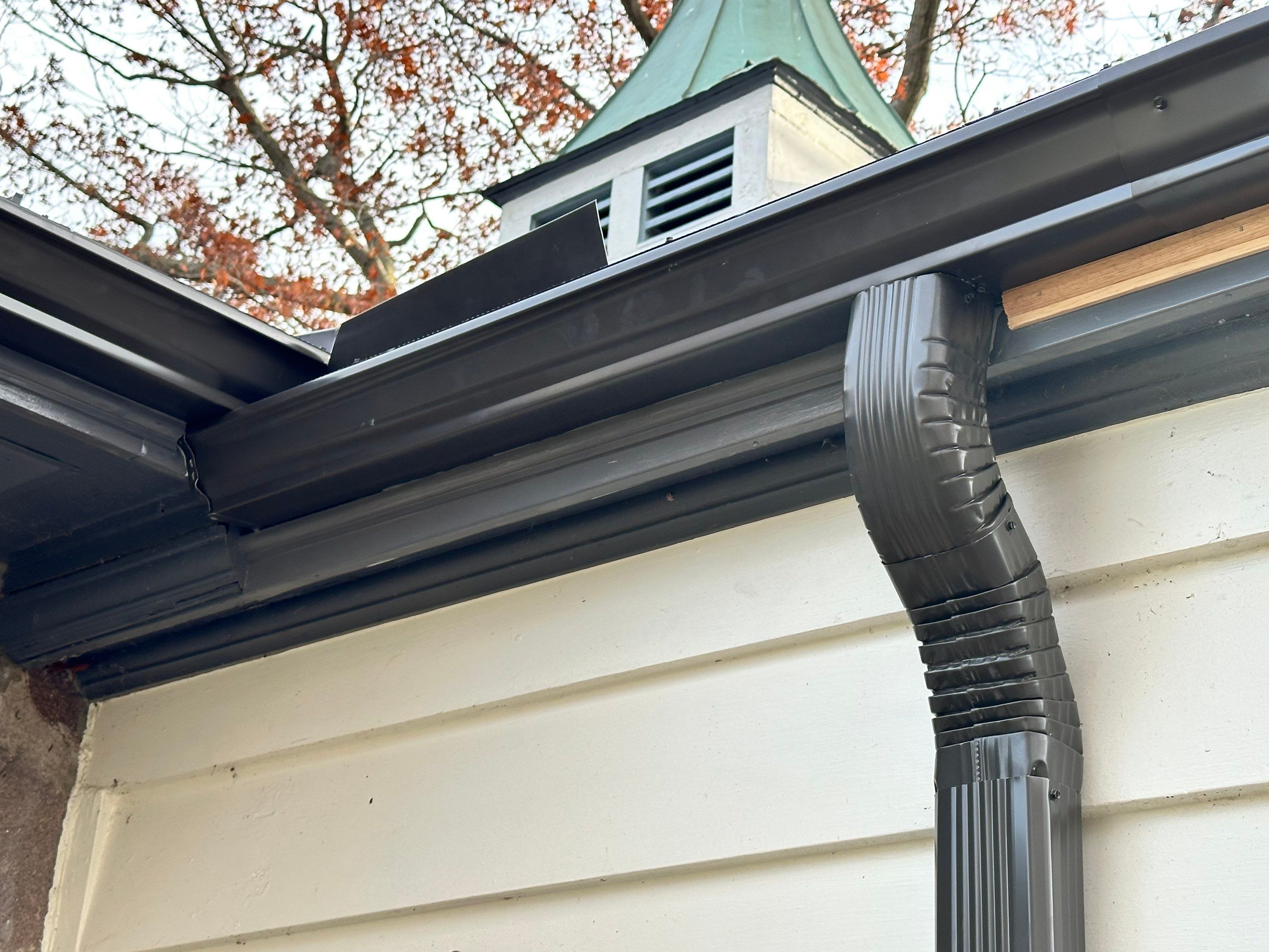 Brava Shake Roof Installation with Aluminum Gutters by Custom Installations