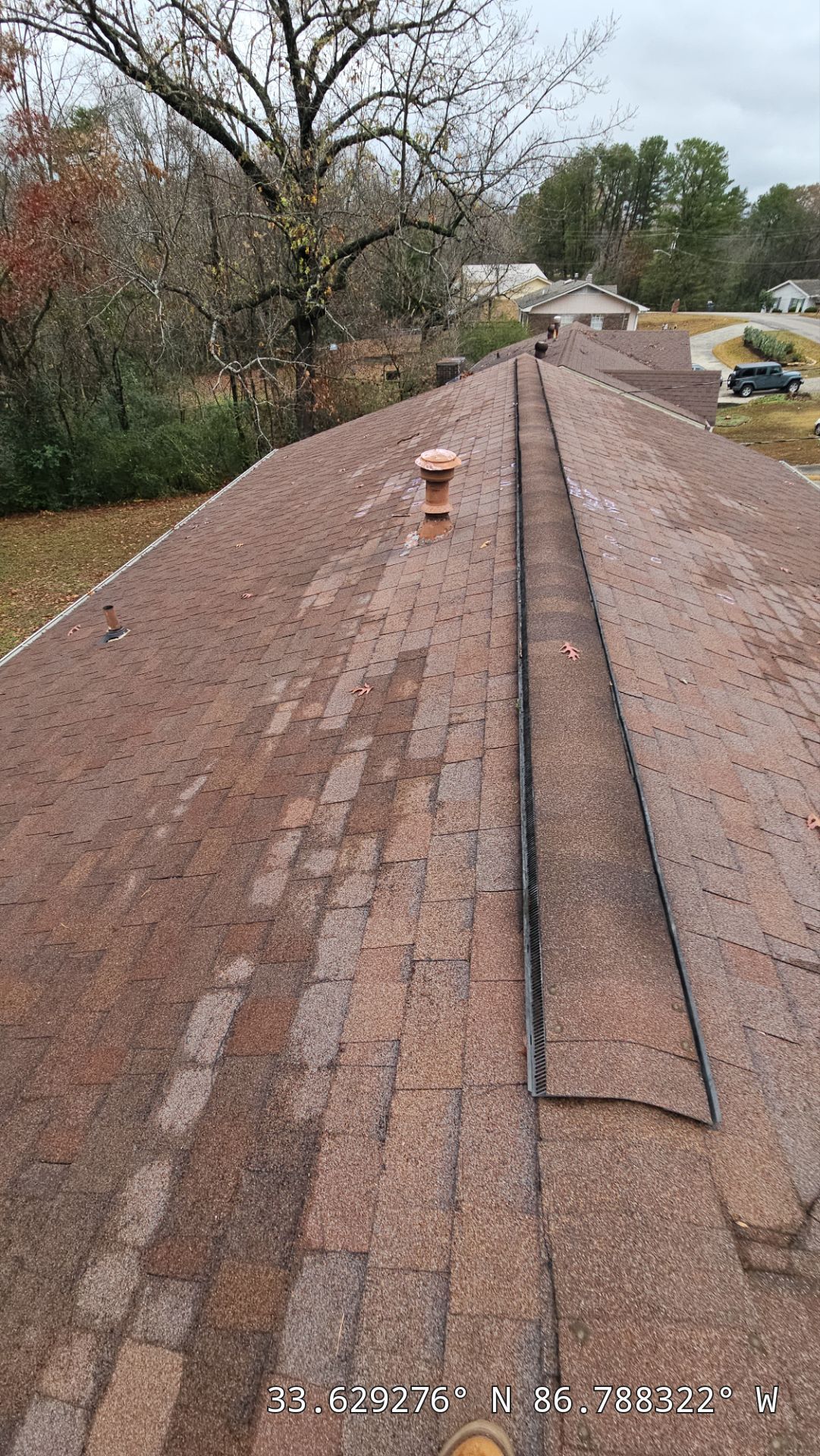 Roof Replacement (Barkwood) and Tree Removal in Birmingham  by The Roofing Dudes