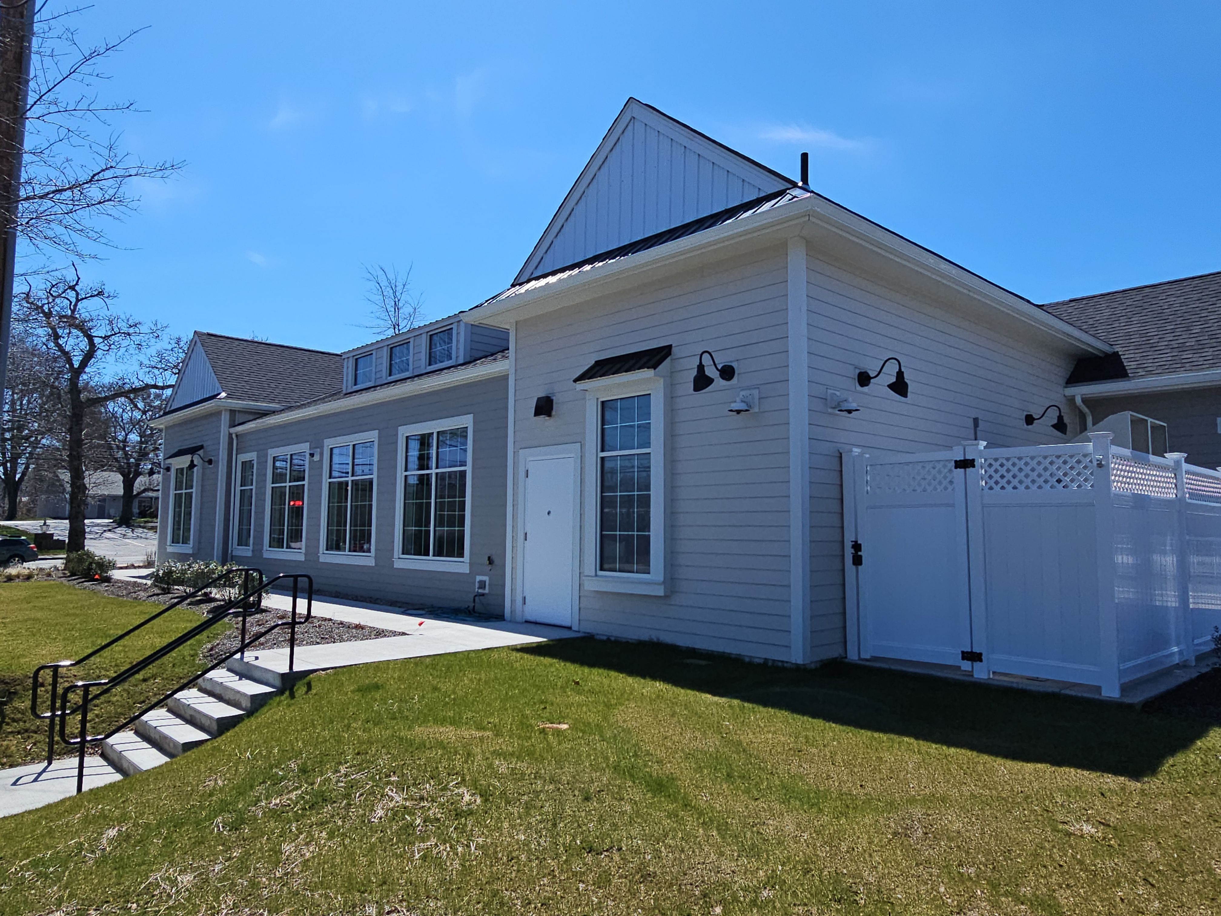 Gutter Installation using 6" K-Style Aluminum Gutter on Chase Bank in Orleans, MA by Gutter Pro Enterprises