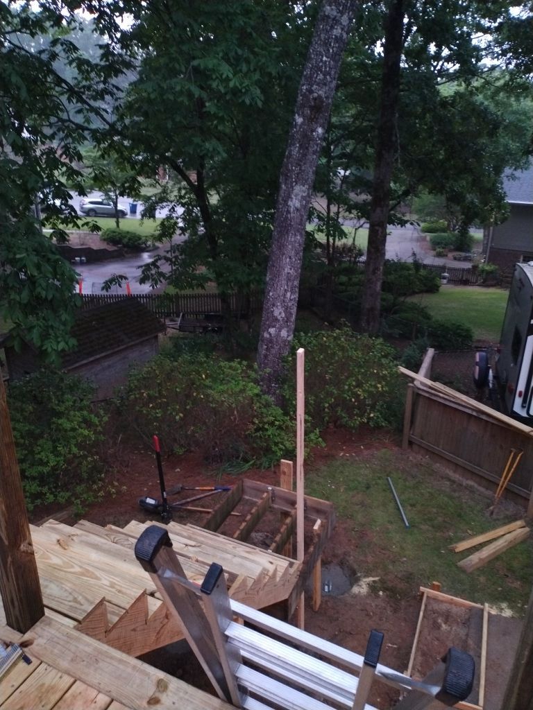 South Trace - Deck Installation  by Pillar and Pine