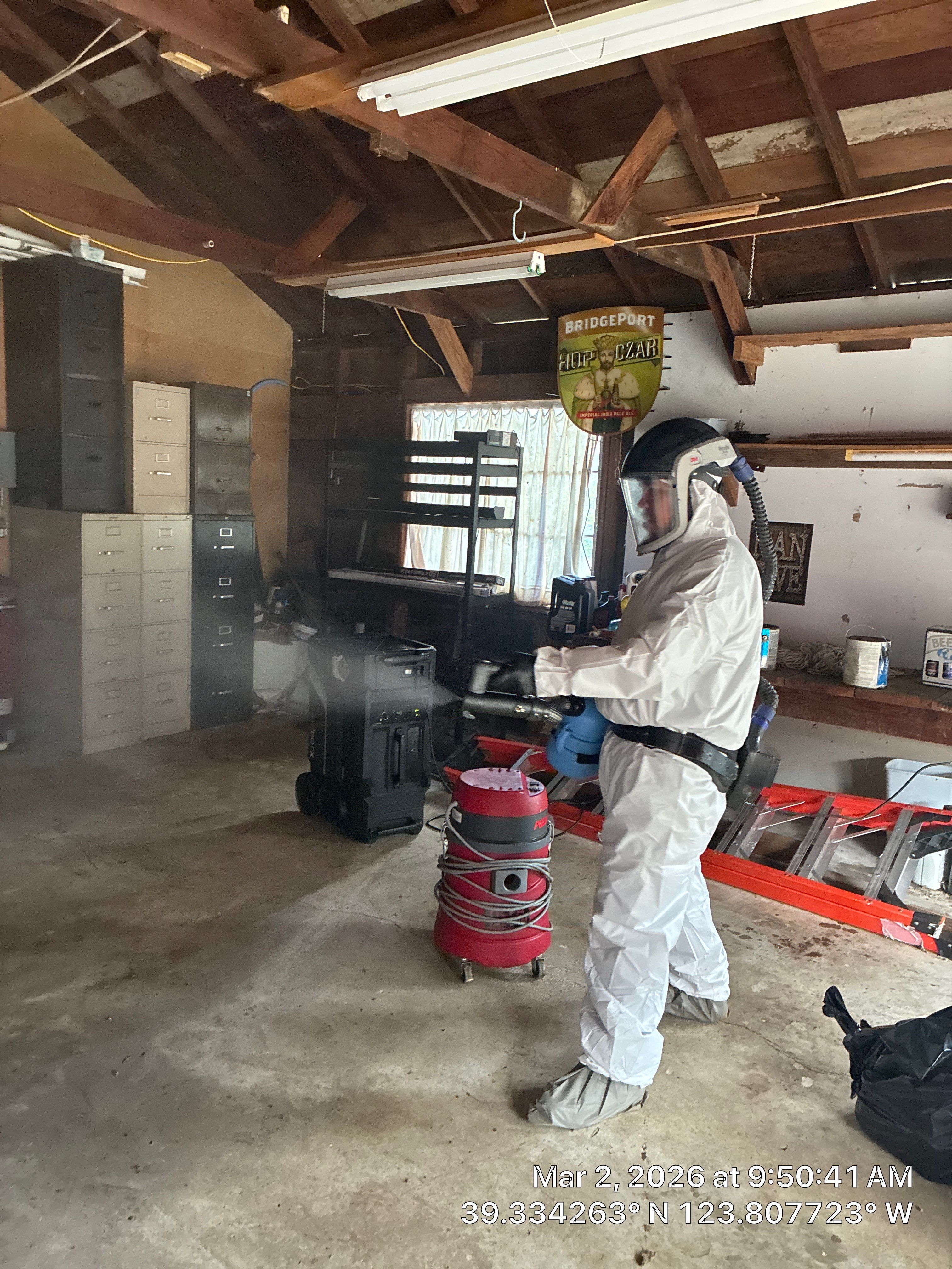 Project in Mendocino by 911 Hazmat Cleanup 