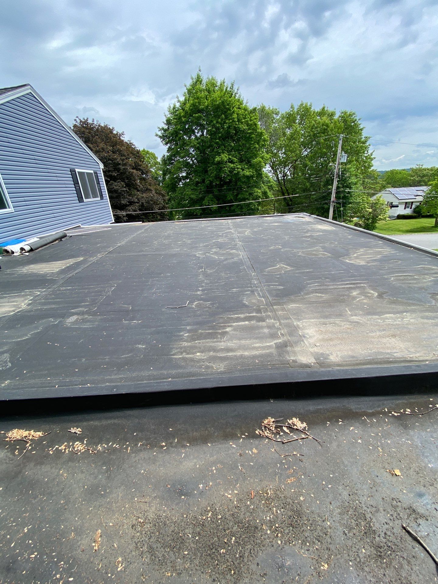 EPDM Flat Roof Installation + Seamless Gutter Upgrade by Mighty Dog Roofing of Greater Middlesex County