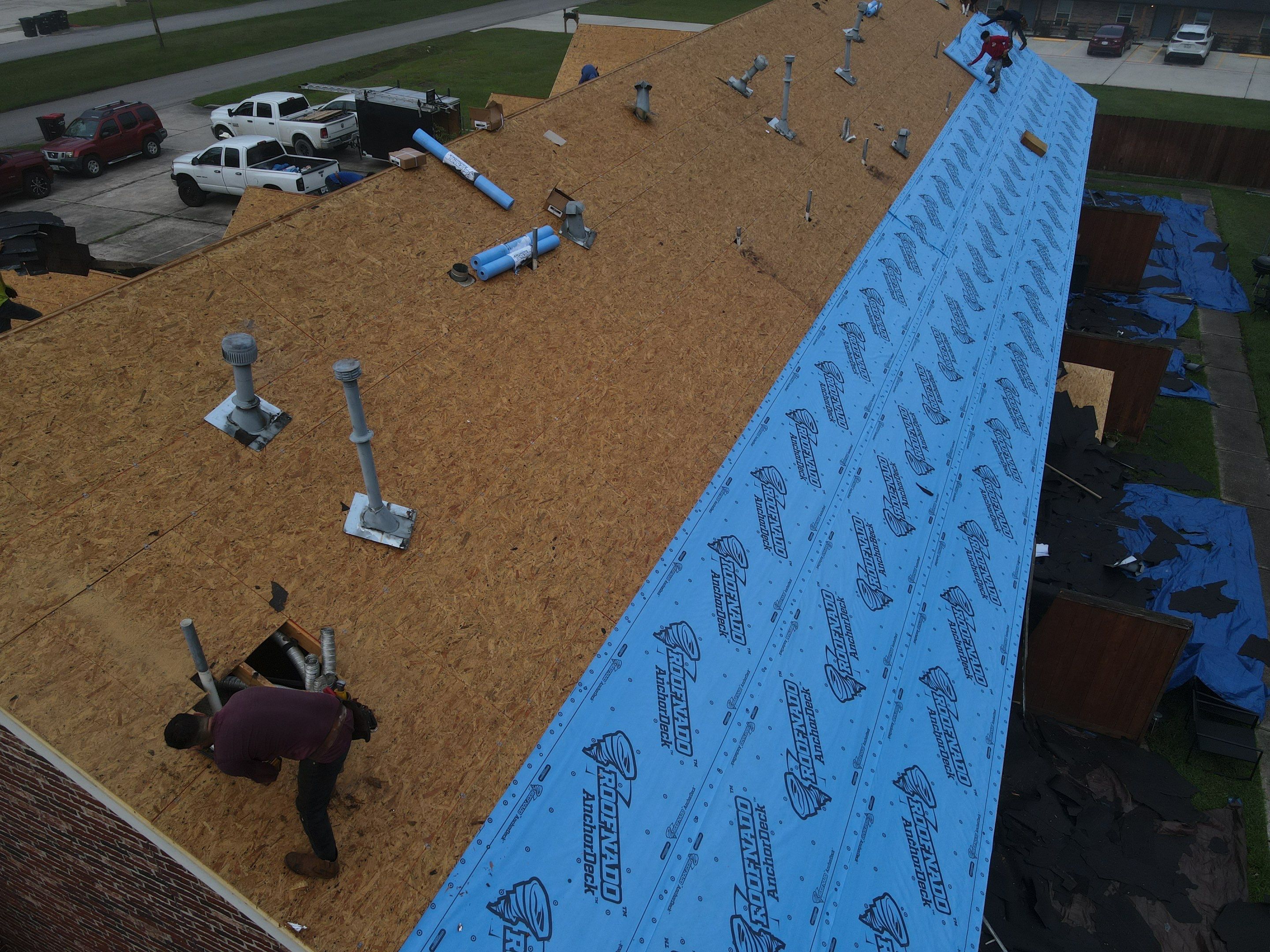 Commercial Roofing Installation using Malarkey Vista Impact Resistant by Roof Concepts Construction