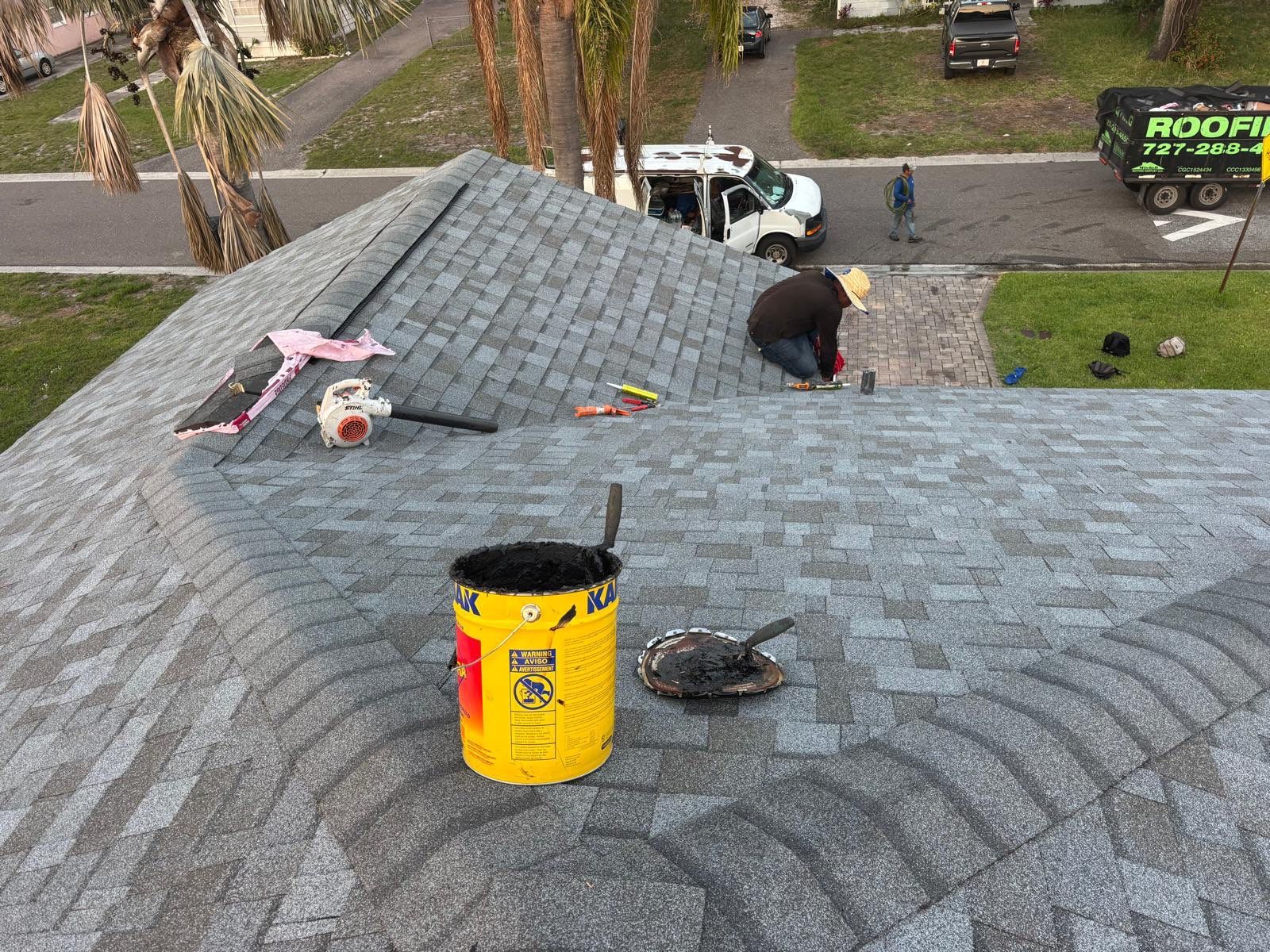 Project in St. Petersburg 33711 by Mitchell Roofing Company LLC 
