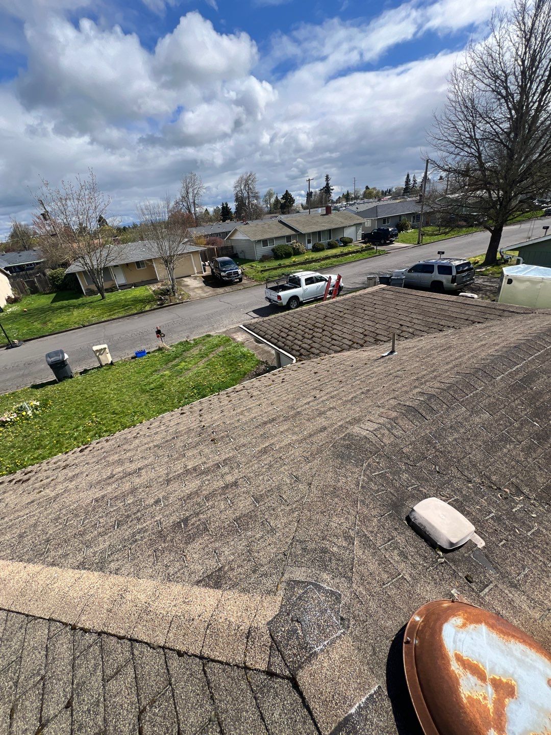 Residential Roofing Installation using IKO Dynasty (Color: Driftshake) by Orezona Building & Roofing Company, Inc.