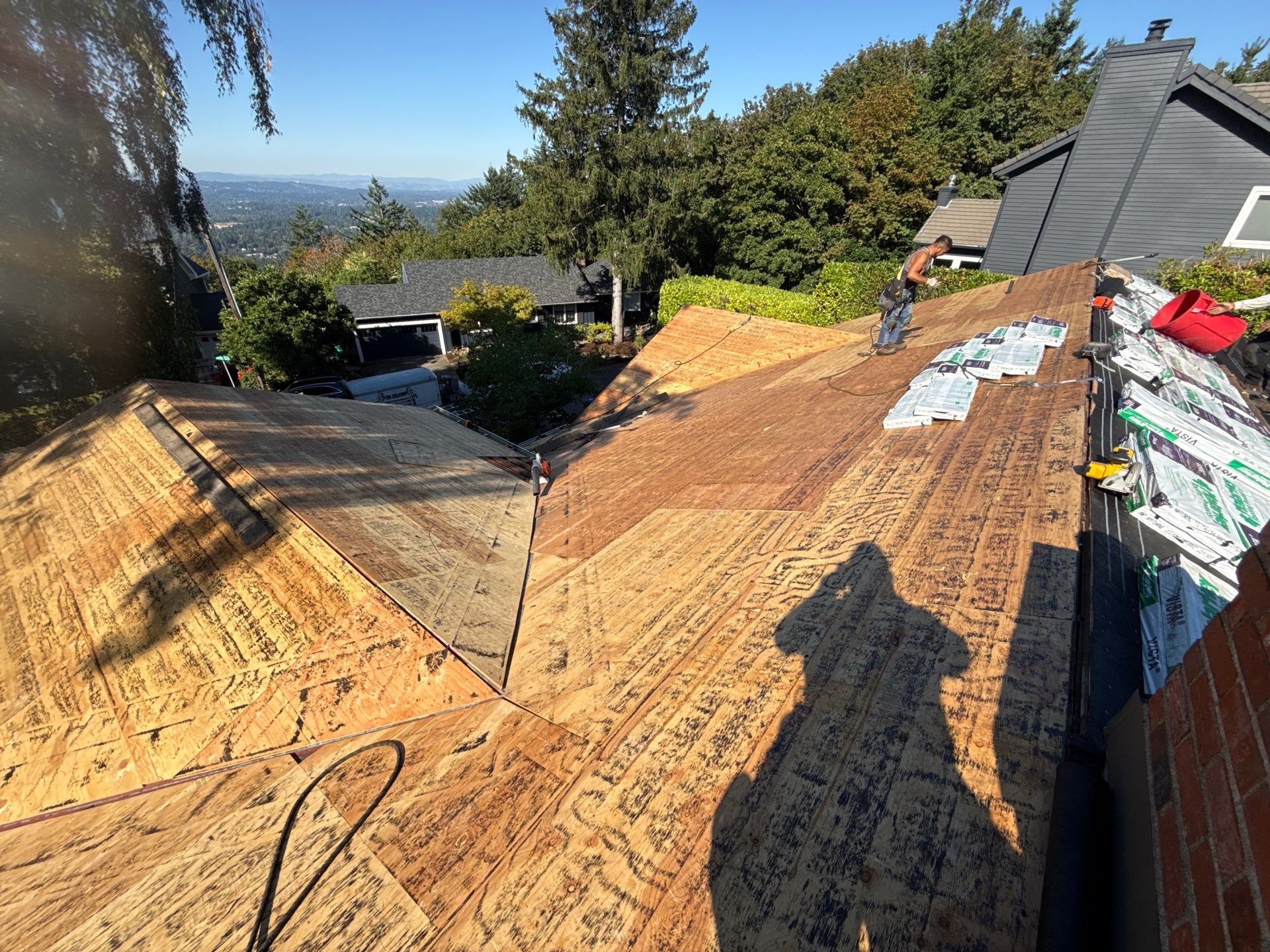 Project in Portland by Tom Leach Roofing
