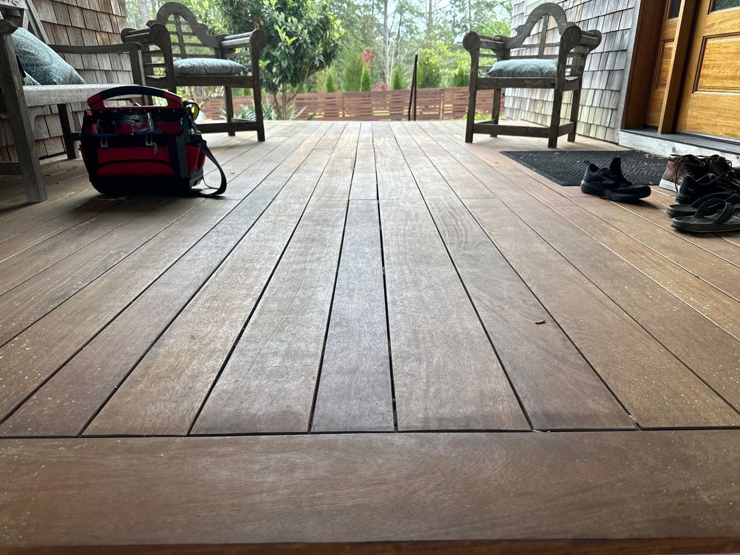 Weathered Deck using Wood Sealant by DuraSeal