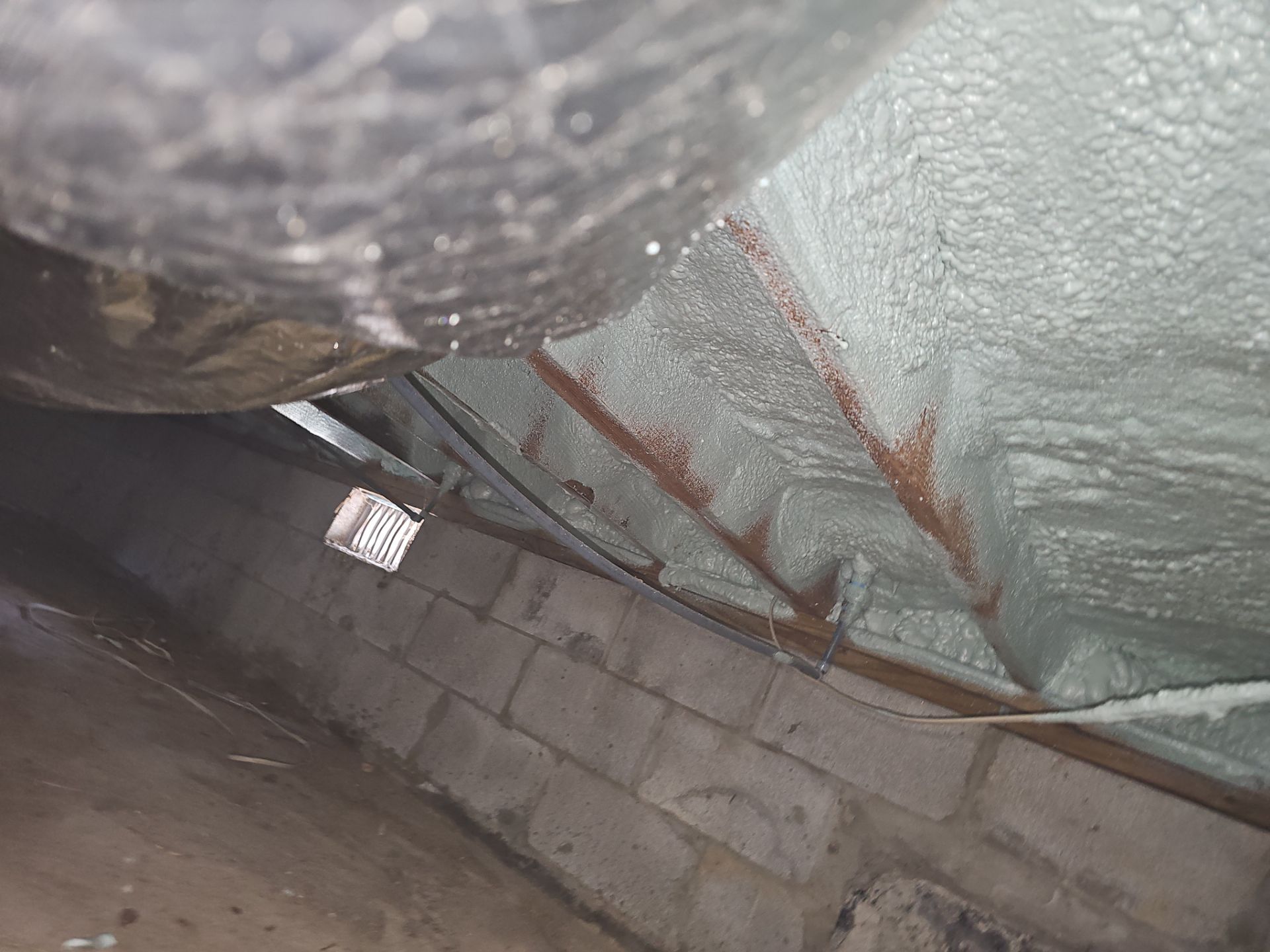 Attic Insulation using open cell spray foam by NYS Foam & Energy