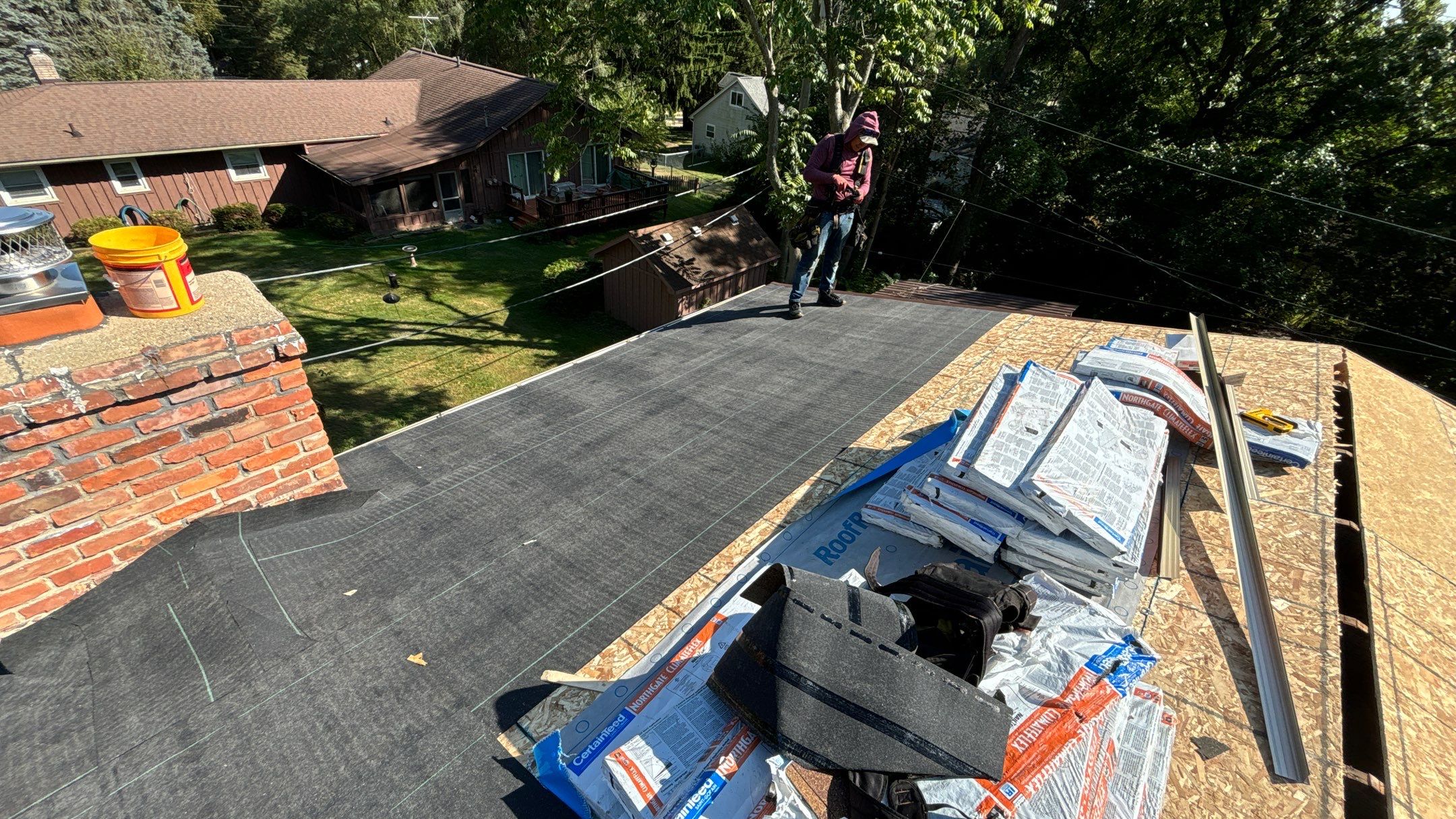 Roof Replacement using CertainTeed Landmark by 180 Contractors