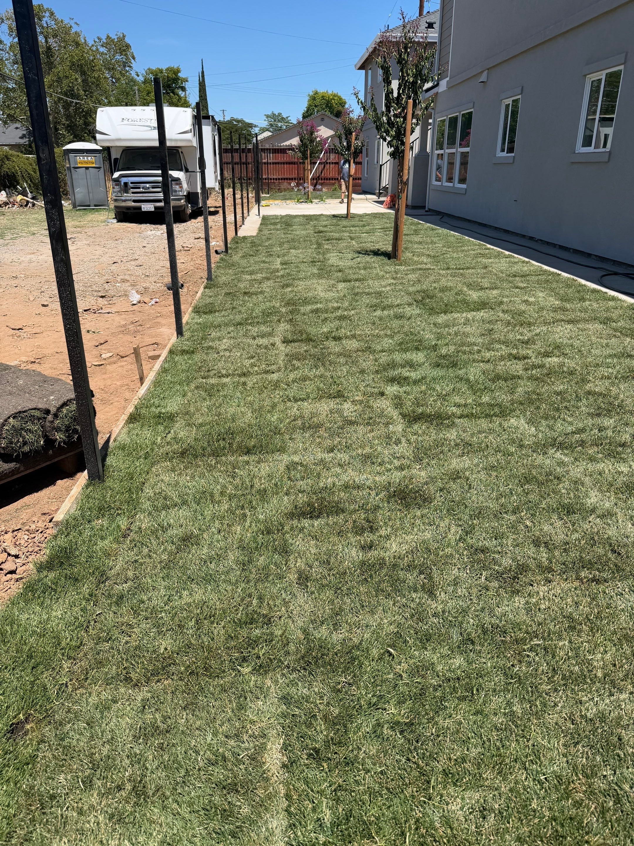 Project in Sacramento by A - G Sod Farms