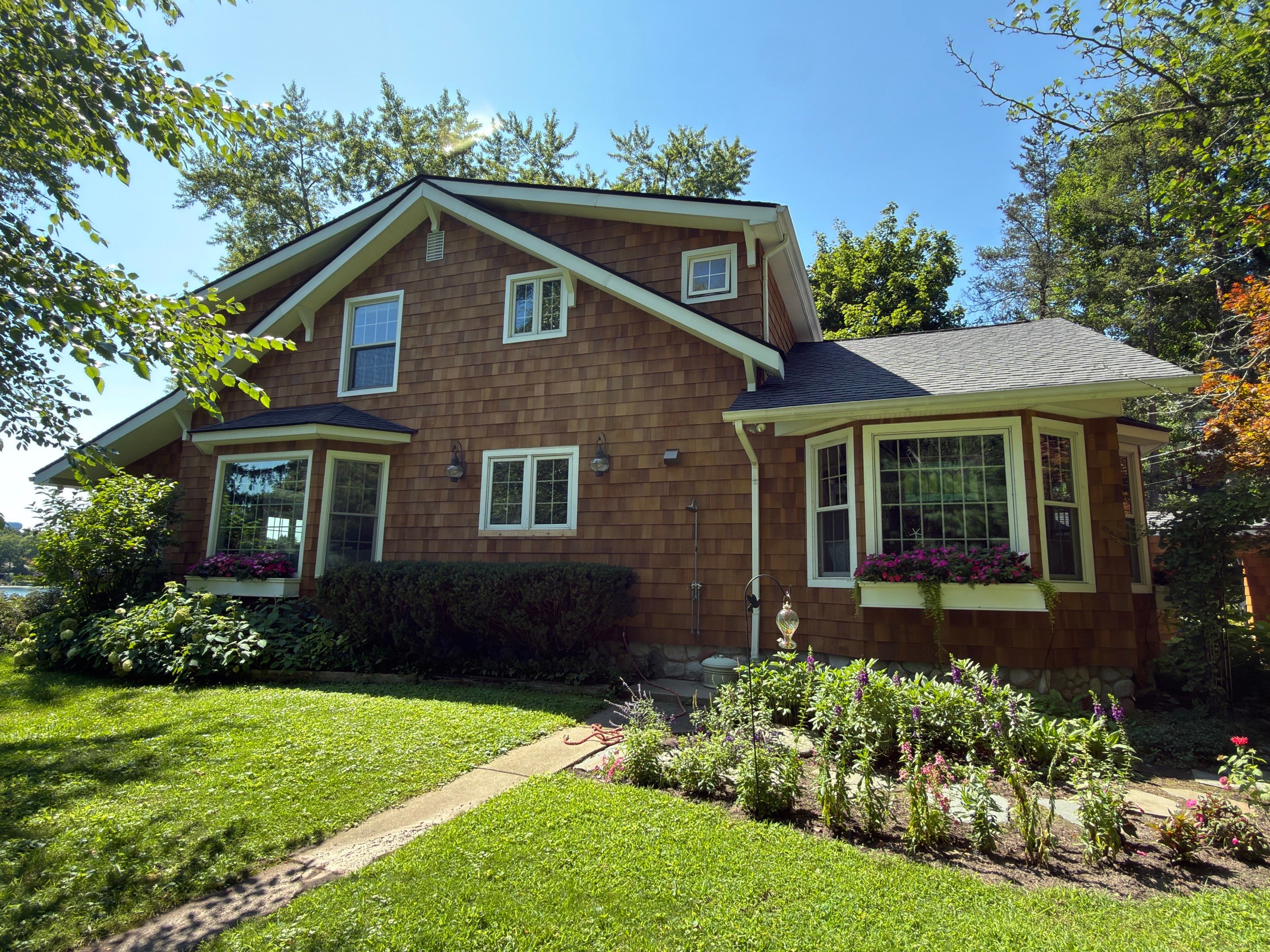 Cedar Siding Replacement  by Bloomfield Construction & Restoration