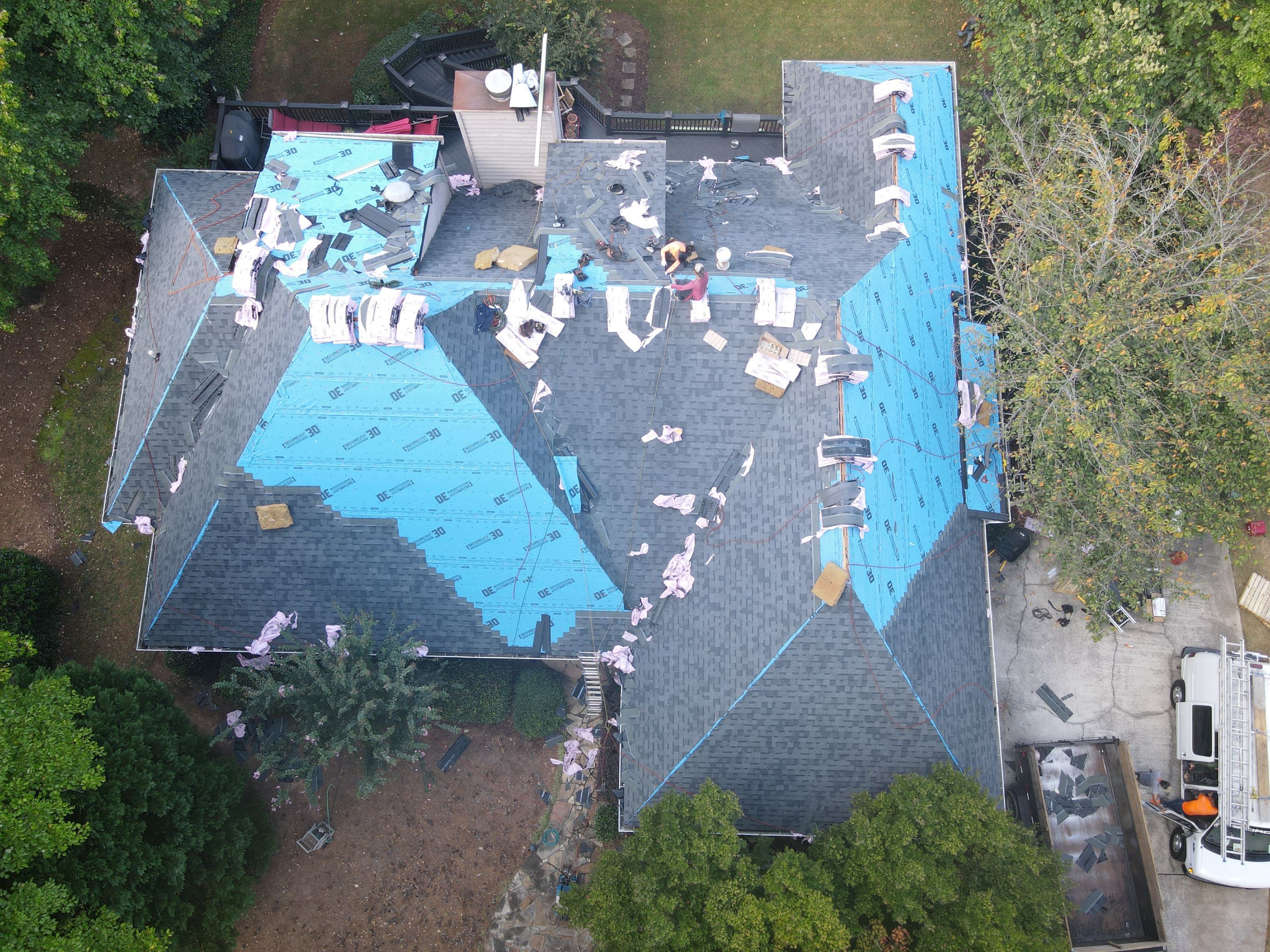 Residential Roofing Installation using Owens Corning by Inspector Roofing and Restoration