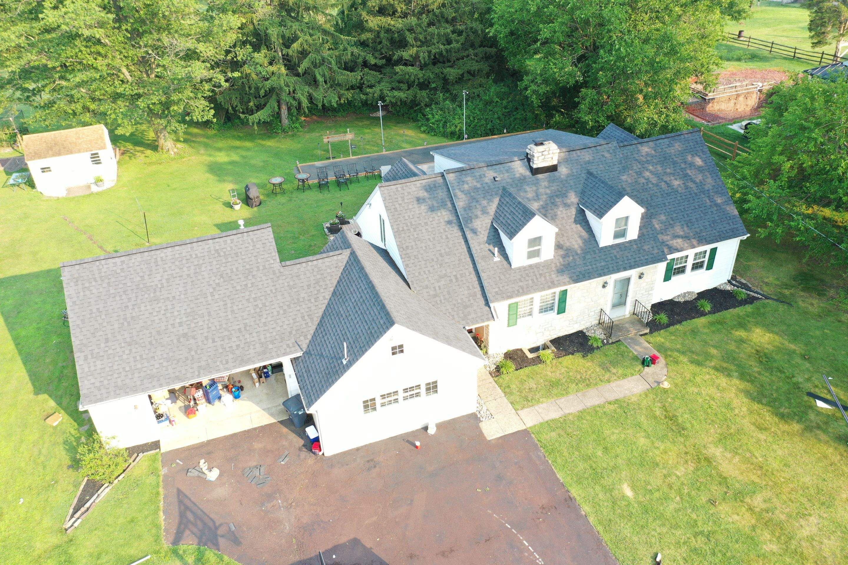 Roofing Installation using CertainTeed Landmark - Moire Black by Storm Guard of Ches-Mont PA