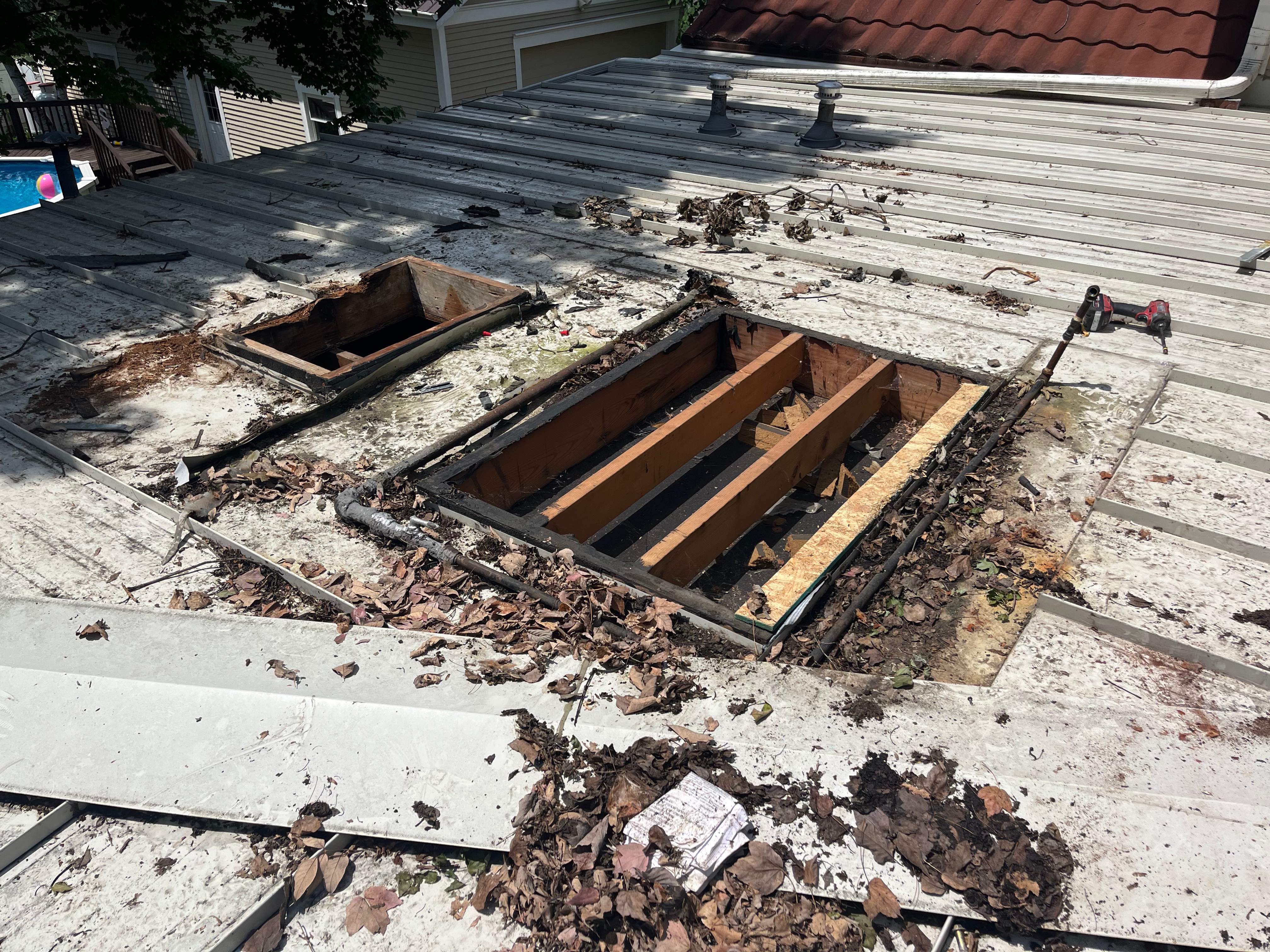 HVAC Patch Repair Project by Level Up Roofing and Restoration Services LLC